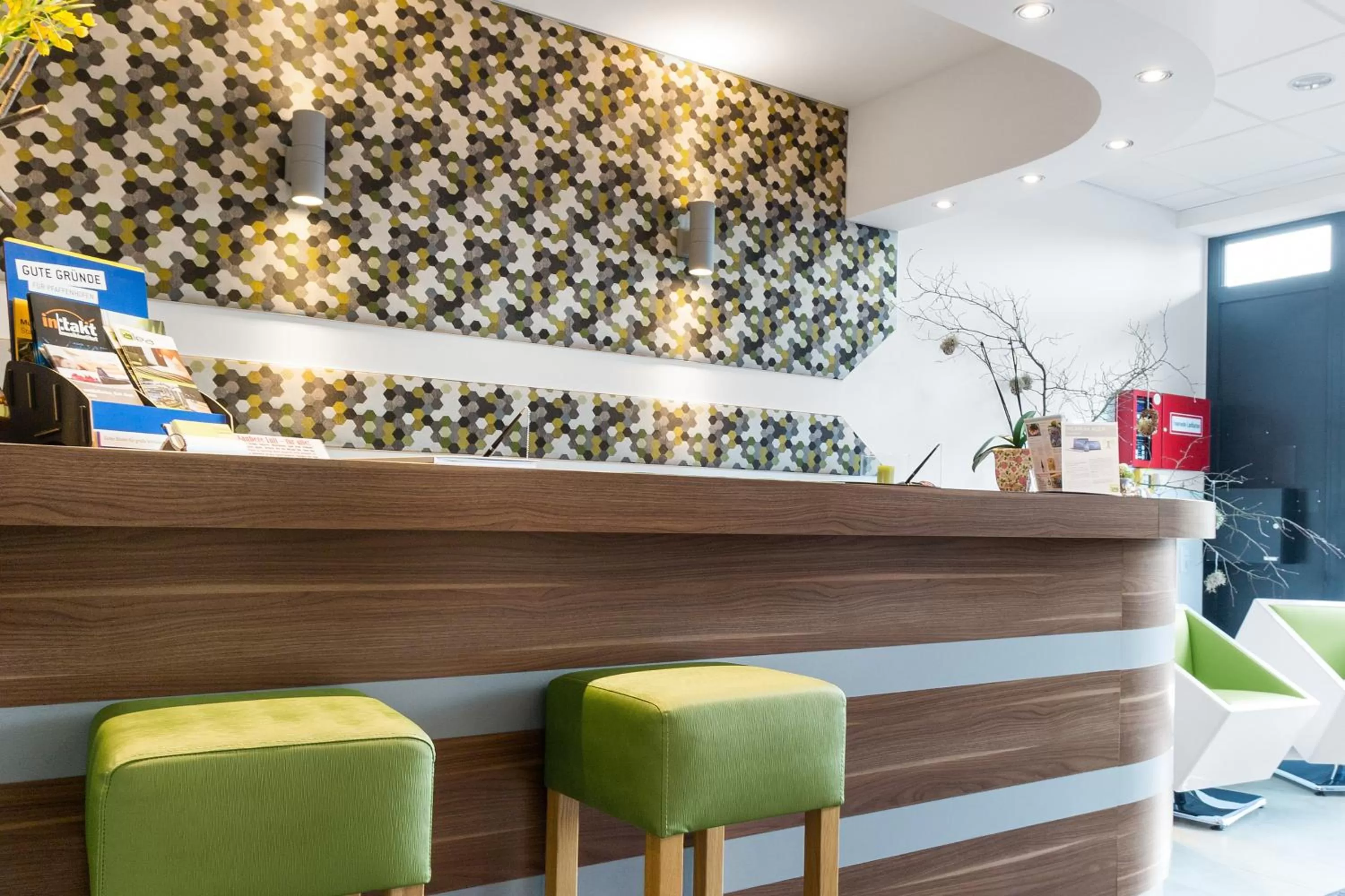 Lobby or reception in Hotel Alea City