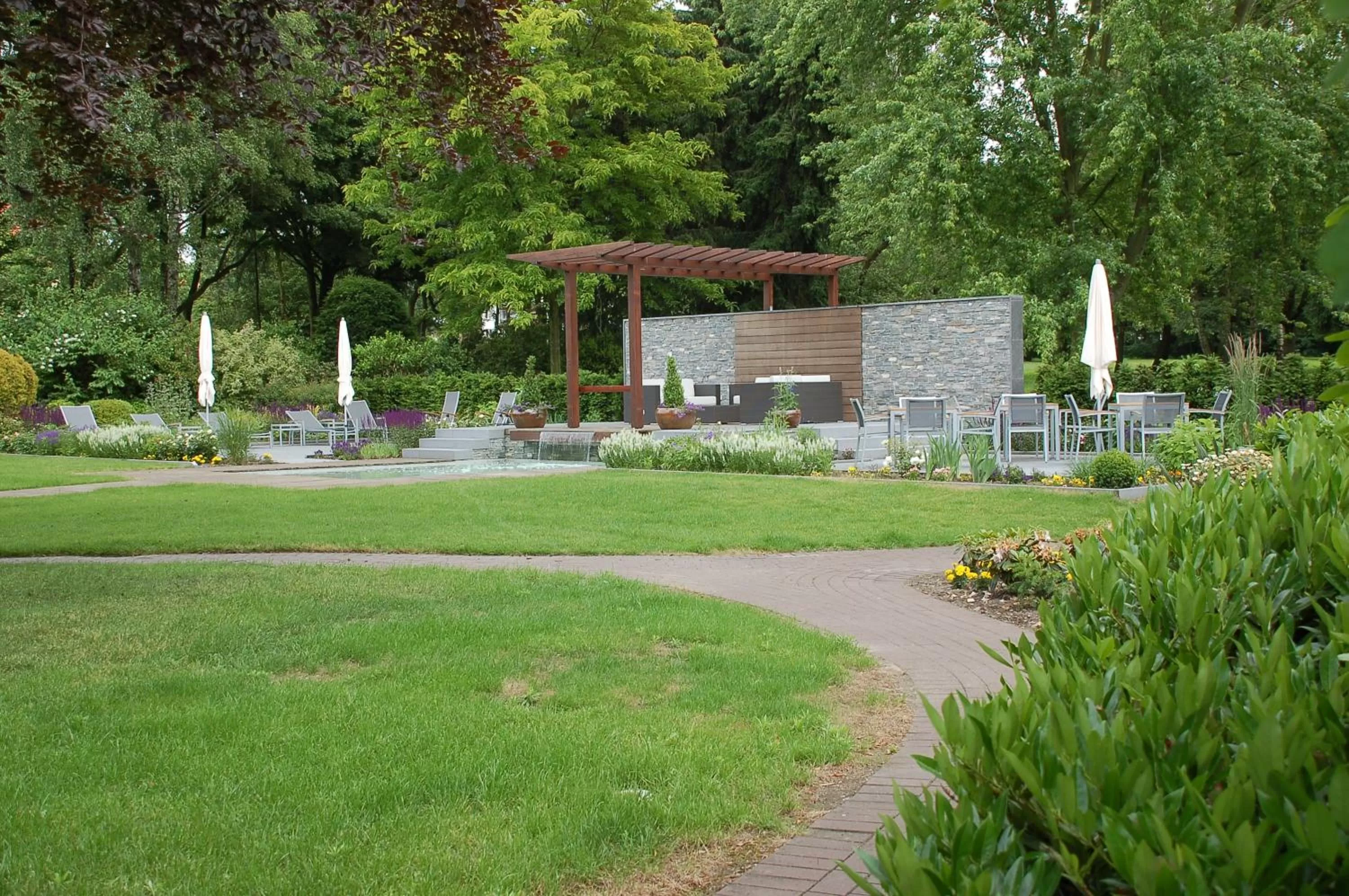 Garden in Ferienhotel Haus Becker