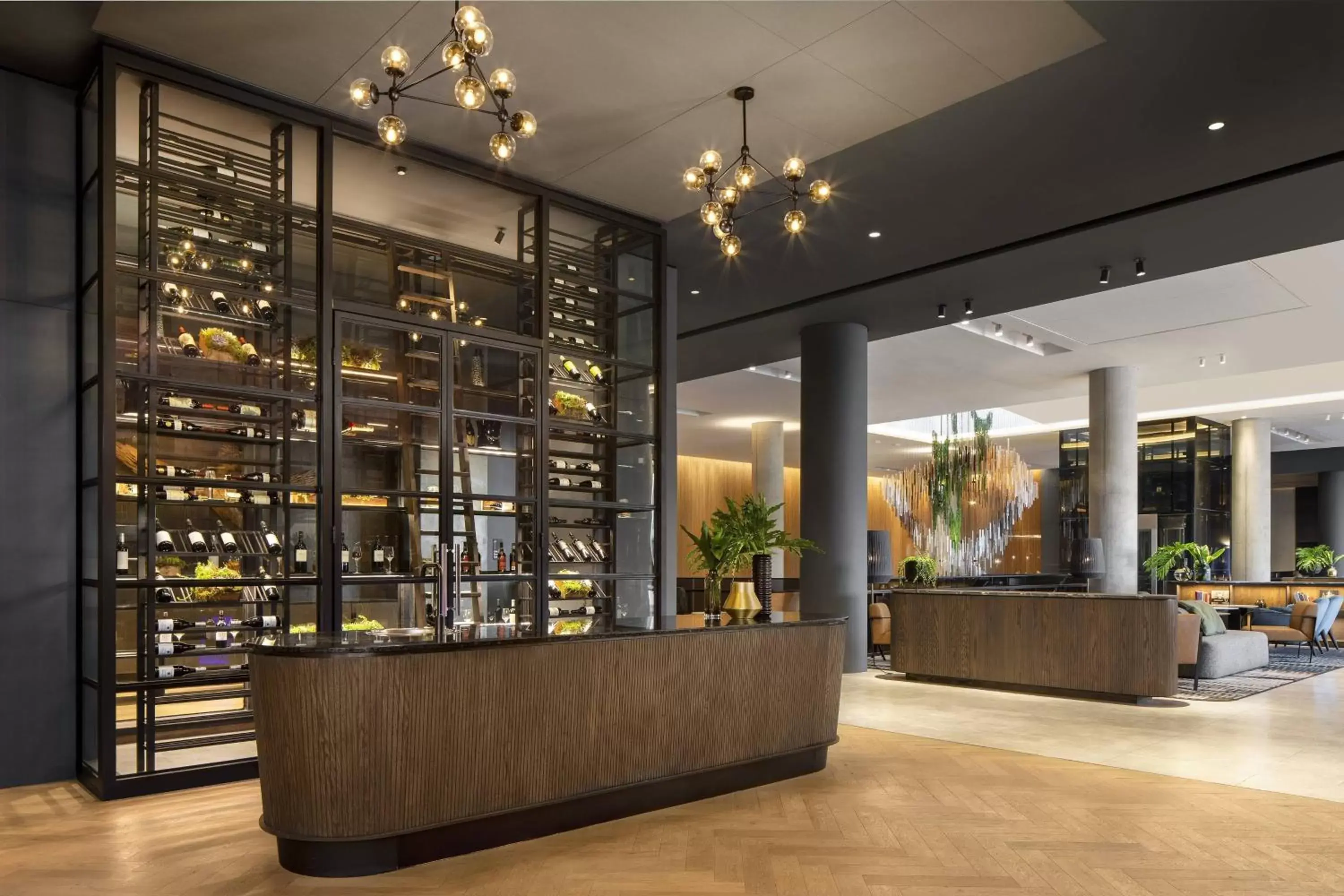 Restaurant/places to eat, Lobby/Reception in Marriott Executive Apartments Johannesburg, Melrose Arch
