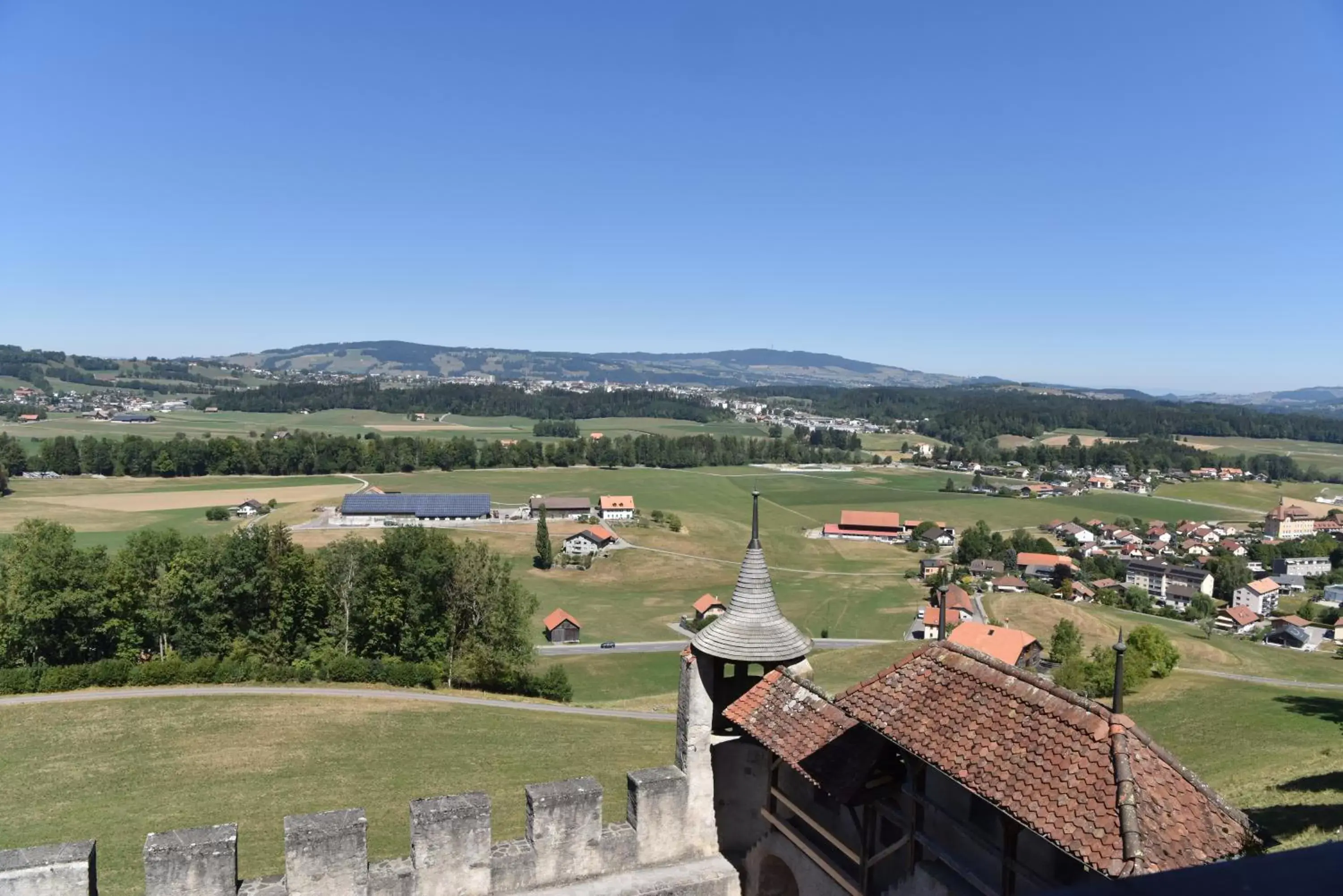 Mountain view in Hôtel de Ville