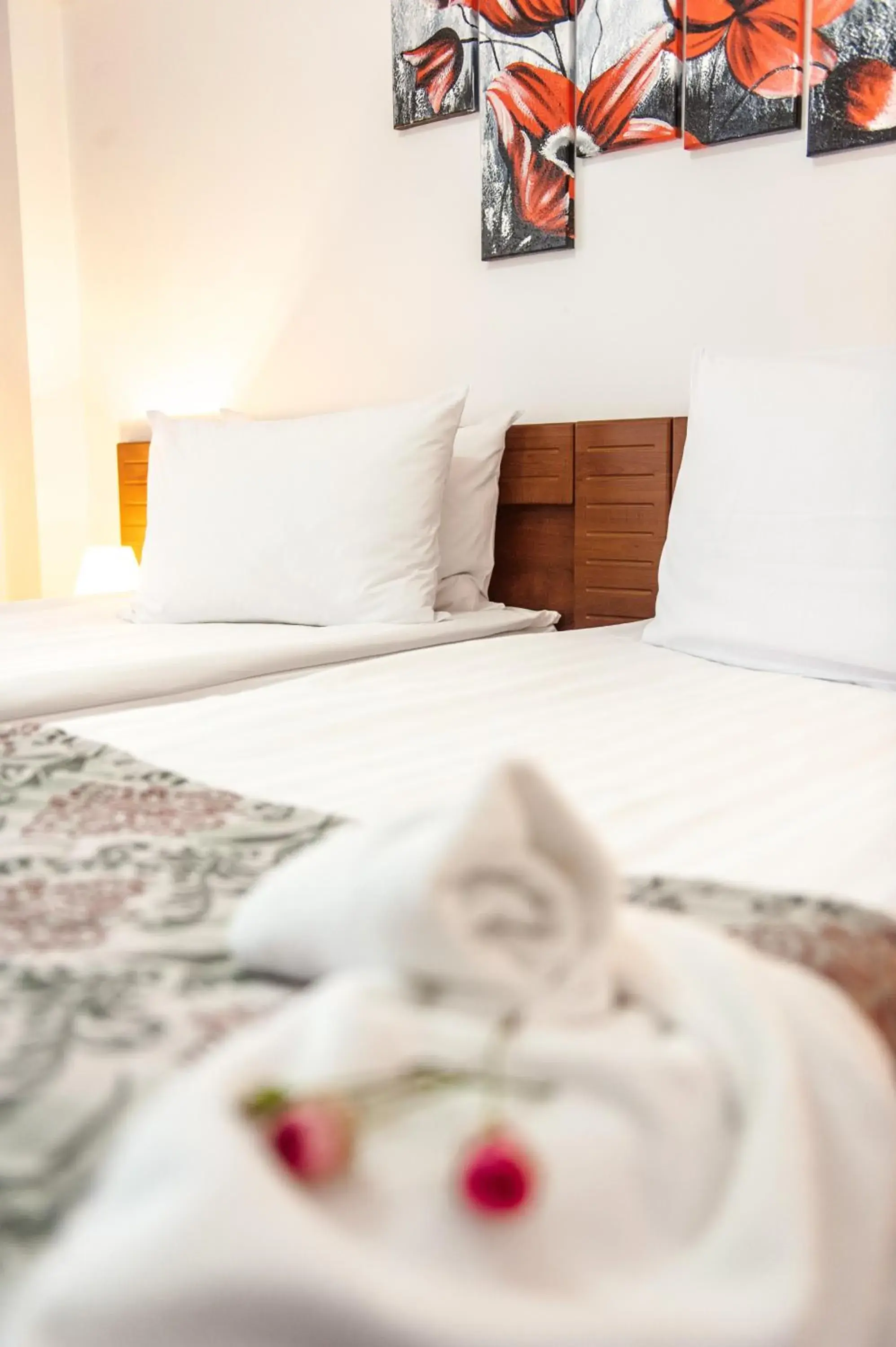 Decorative detail, Bed in Hotel Parc Sibiu