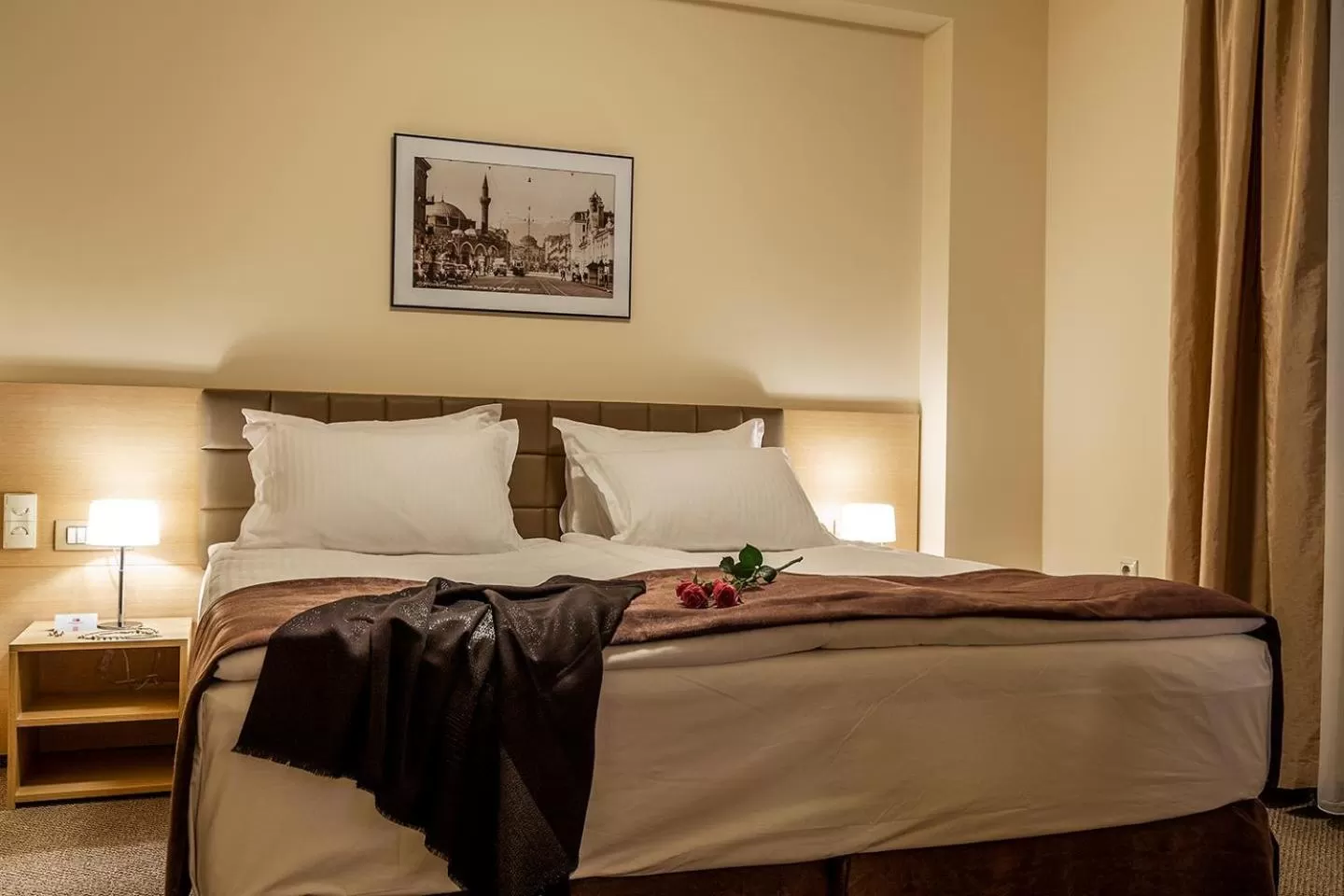 Bed in Sofia Palace Hotel by HMG