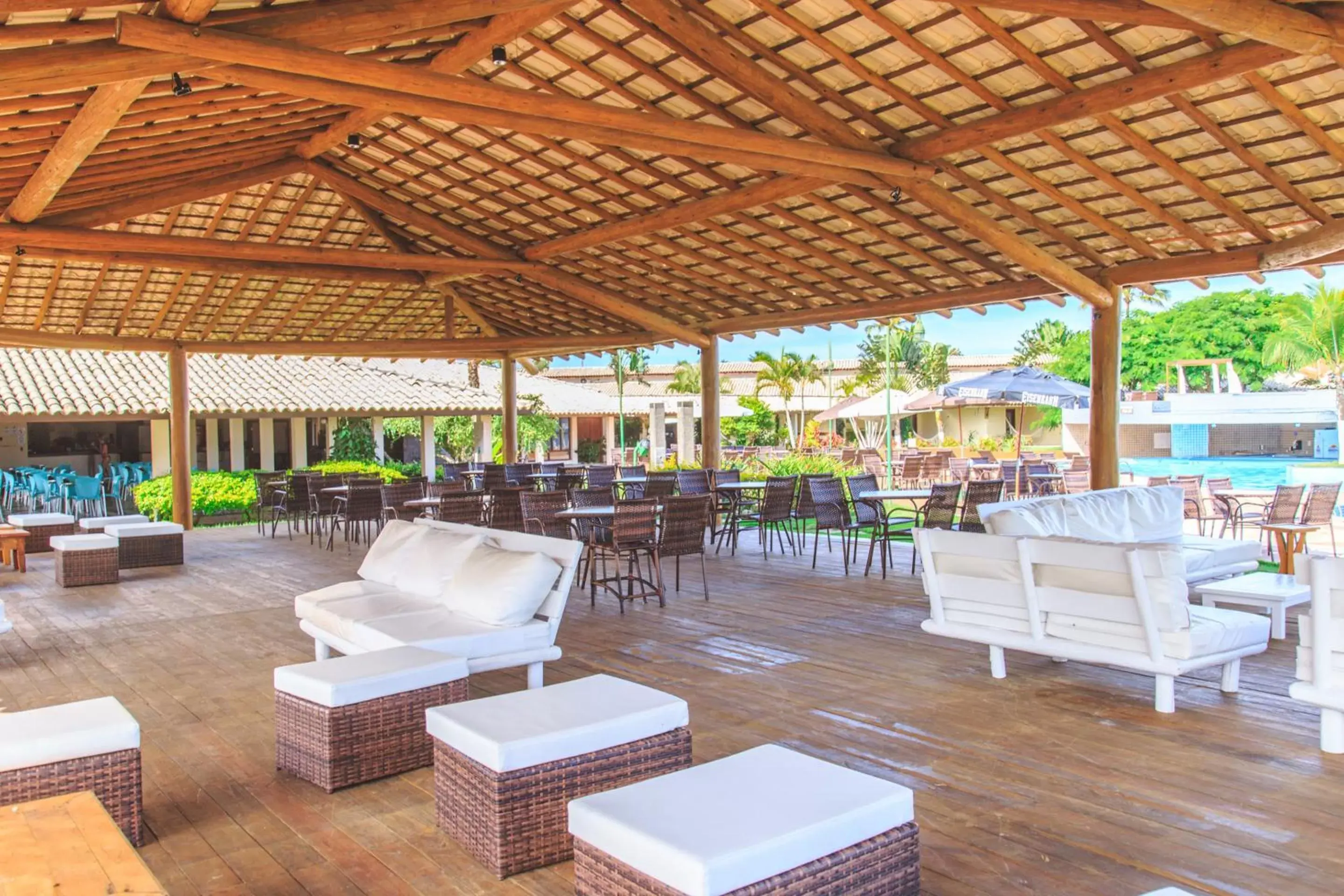 Seating area, Restaurant/Places to Eat in Porto Seguro Eco Bahia Hotel