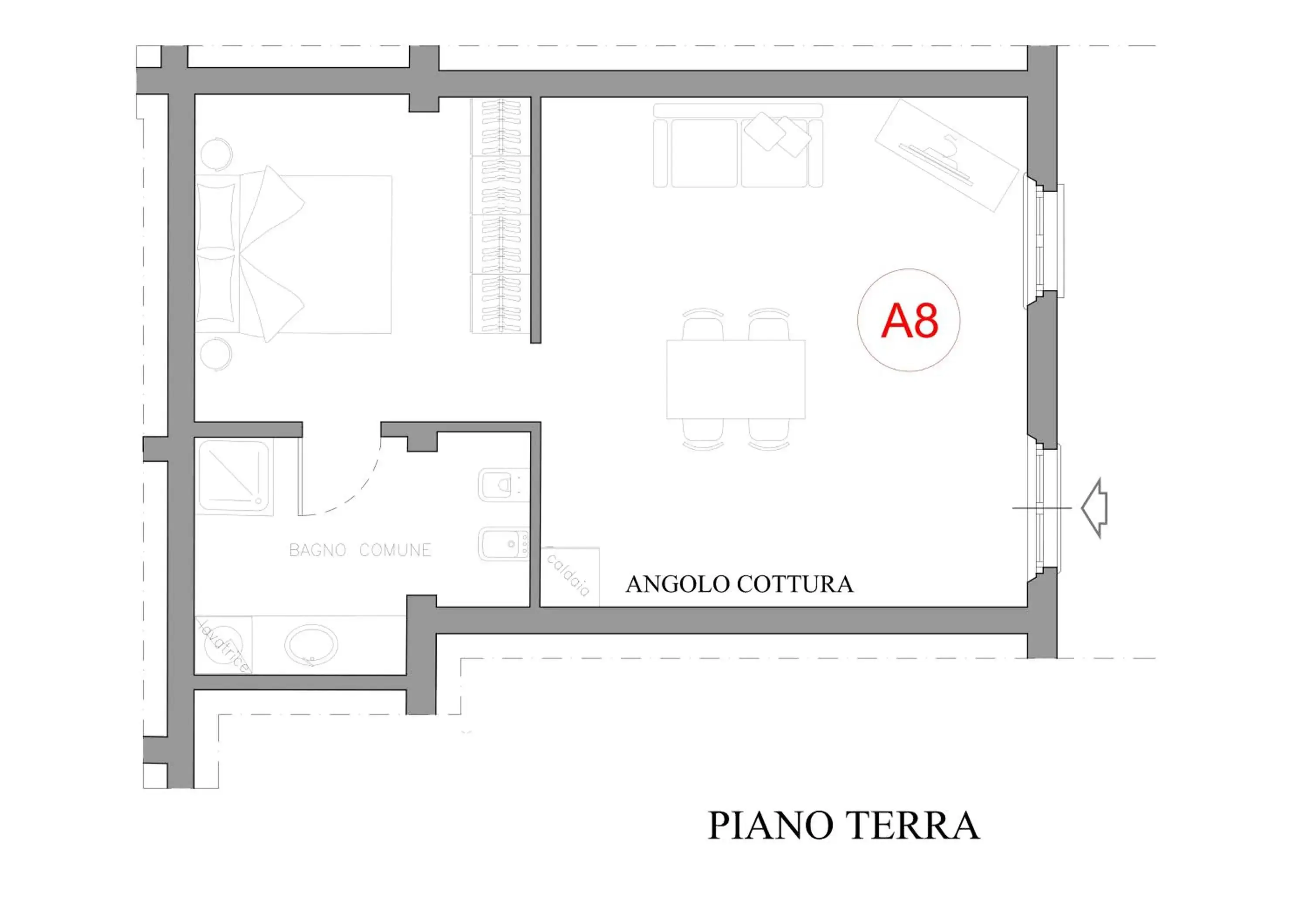 Floor Plan in Residence Antico Borgo