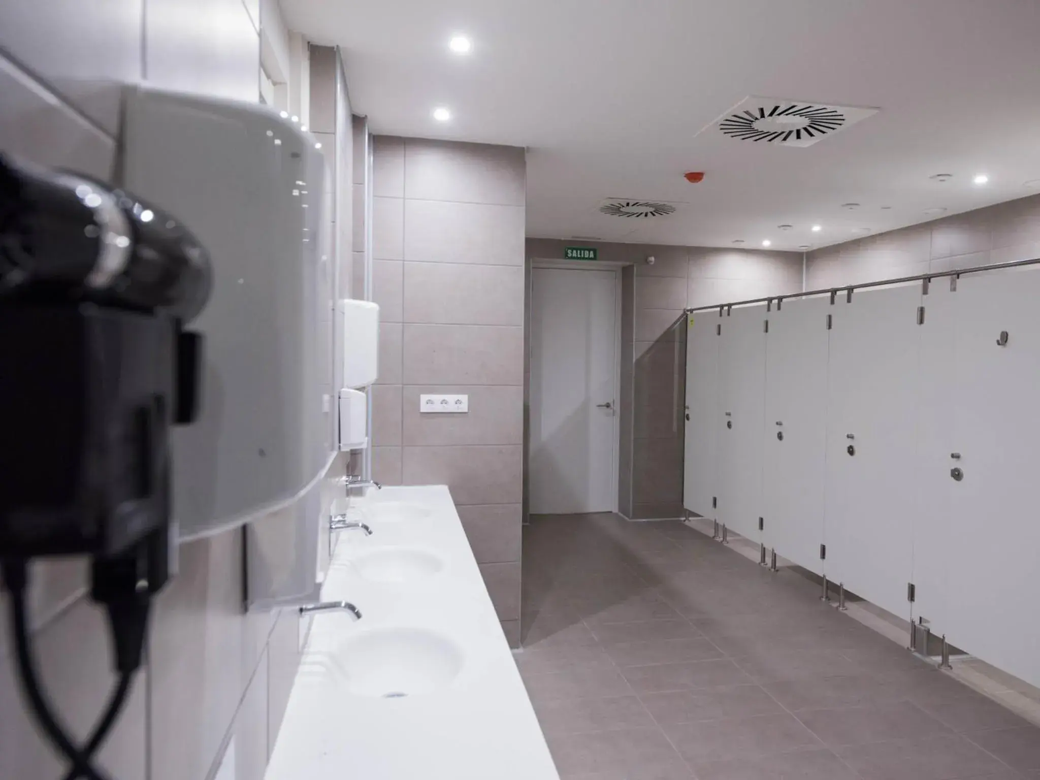Toilet, Bathroom in room007 Gran Vía Hostel