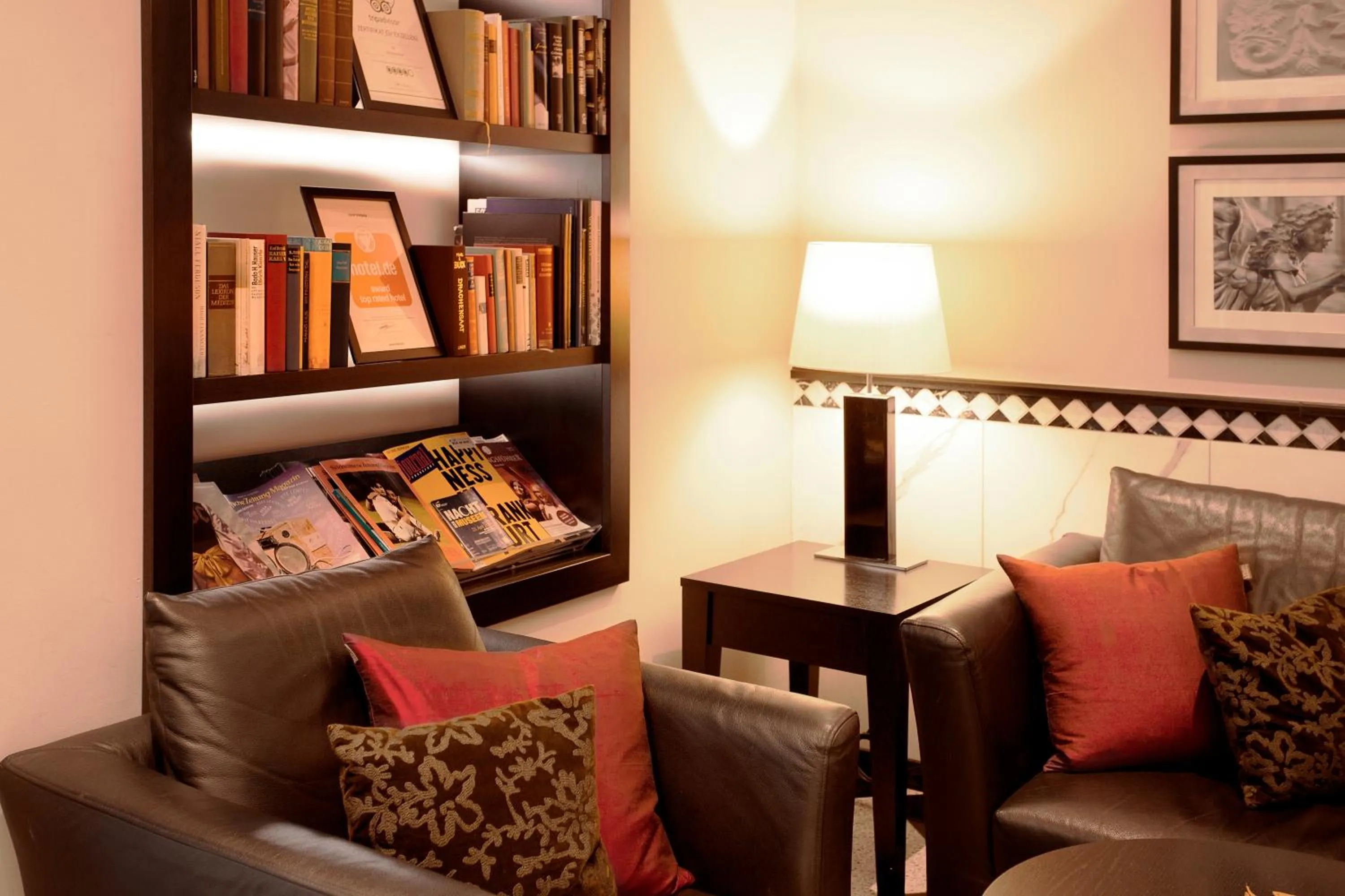 Lobby or reception in Hotel Victoria