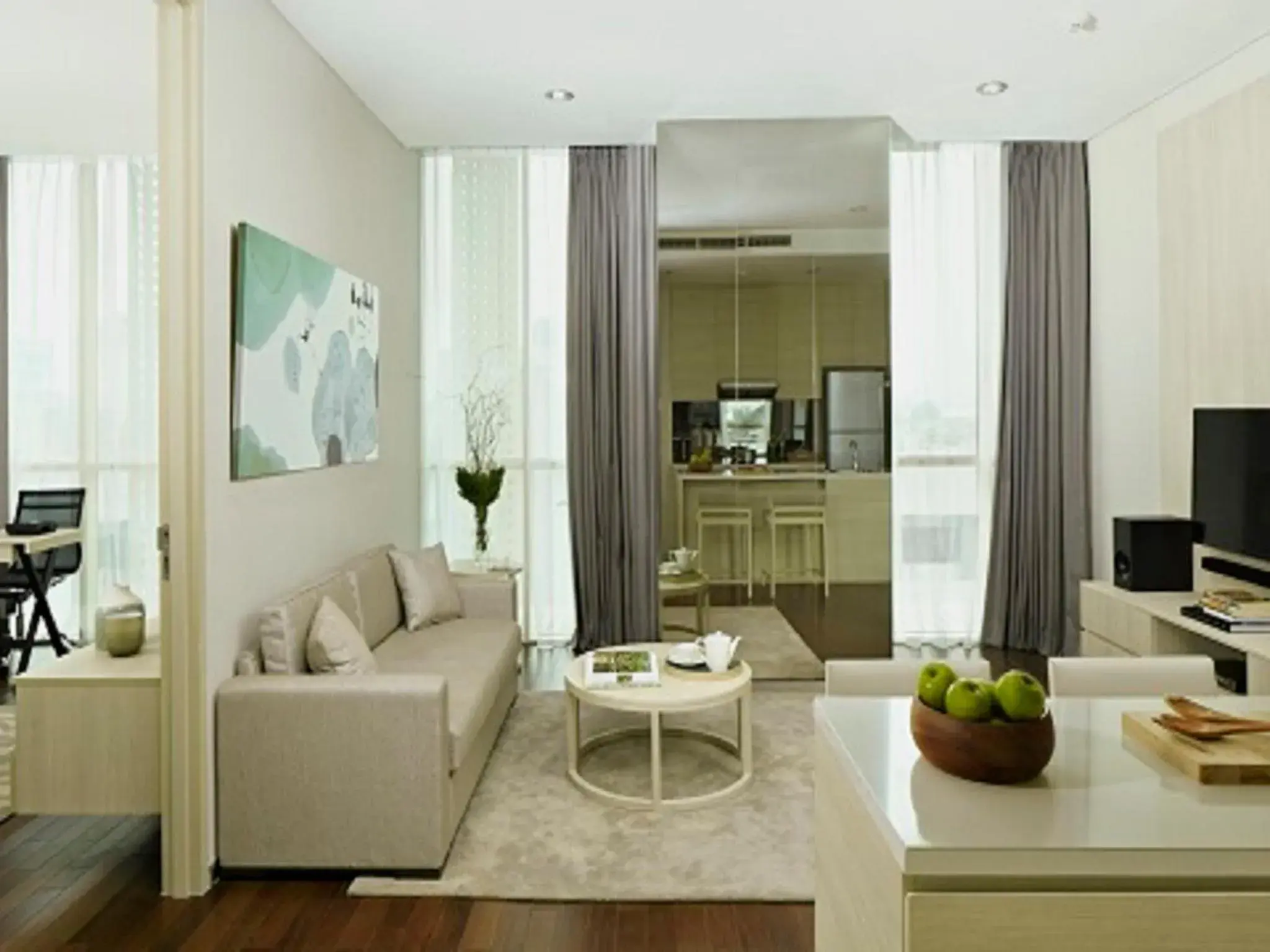 Living room, Seating Area in Fraser Residence Menteng Jakarta