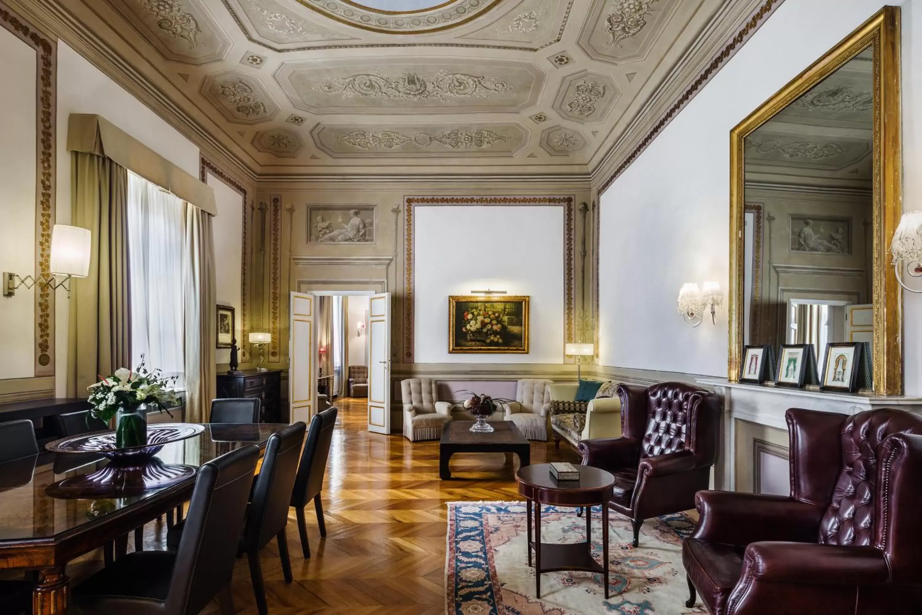 Living room in Relais Santa Croce, By Baglioni Hotels