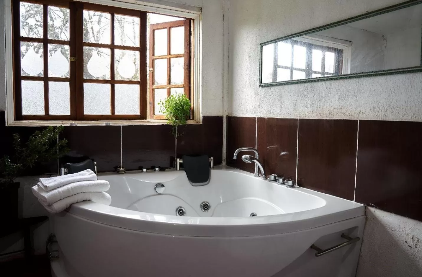 Hot Tub, Bathroom in La Casa de Adobe Natural y Más