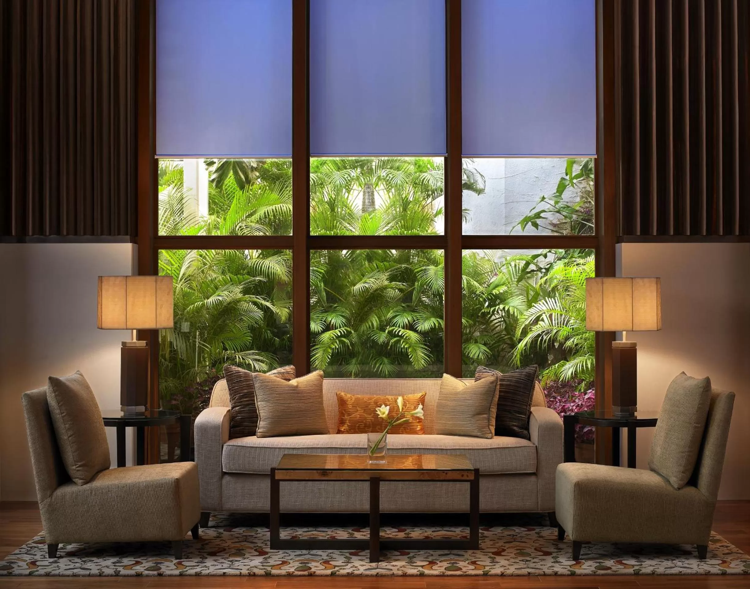 Living room in The Leela Mumbai