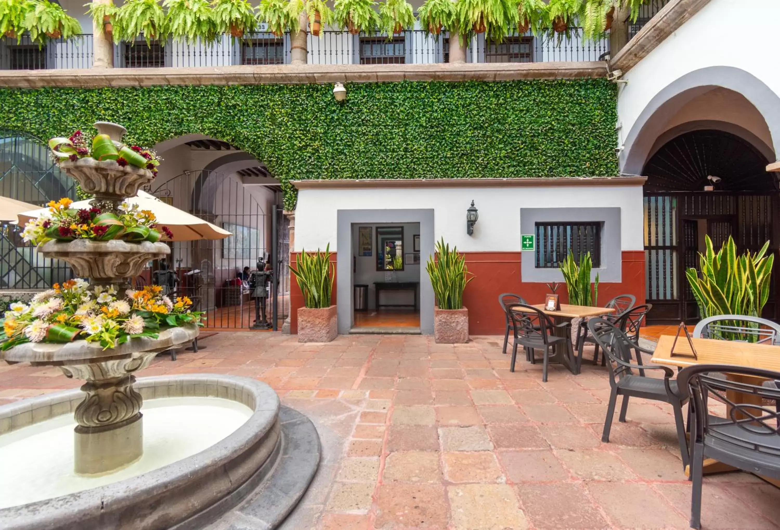 Patio in Hotel Hidalgo