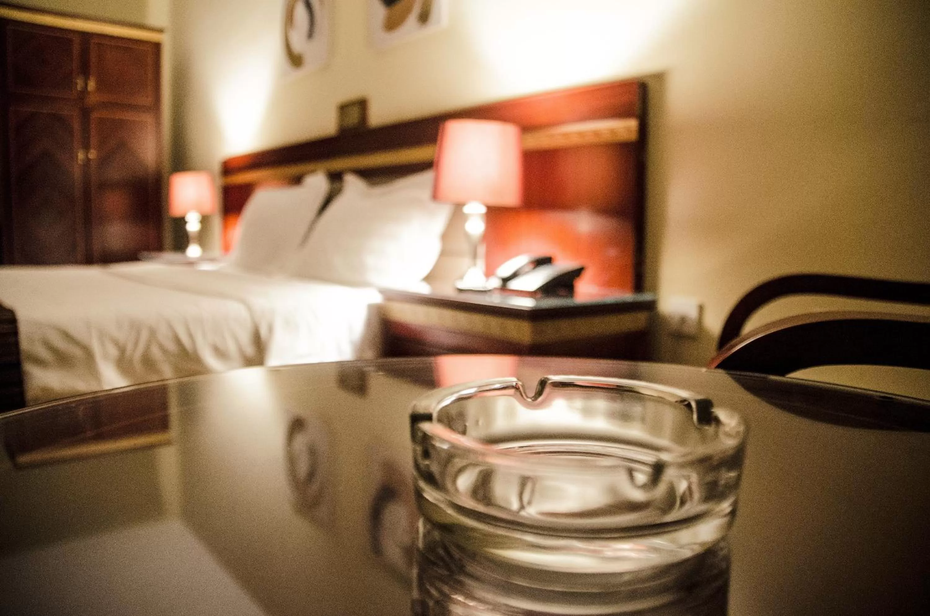 Bed in Hotel Rosebud