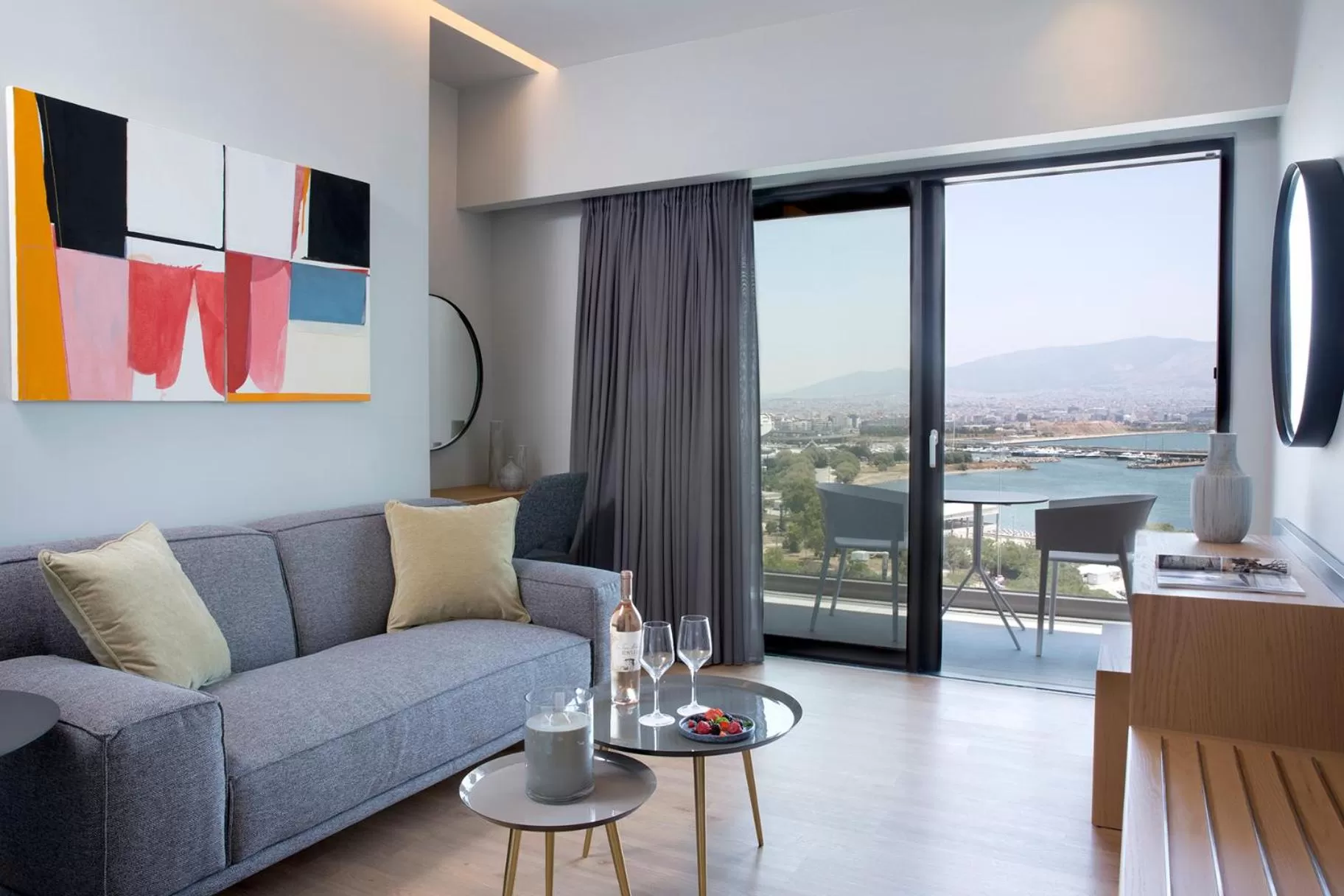 Seating area in The Alex Monte Kastella, Santikos Collection