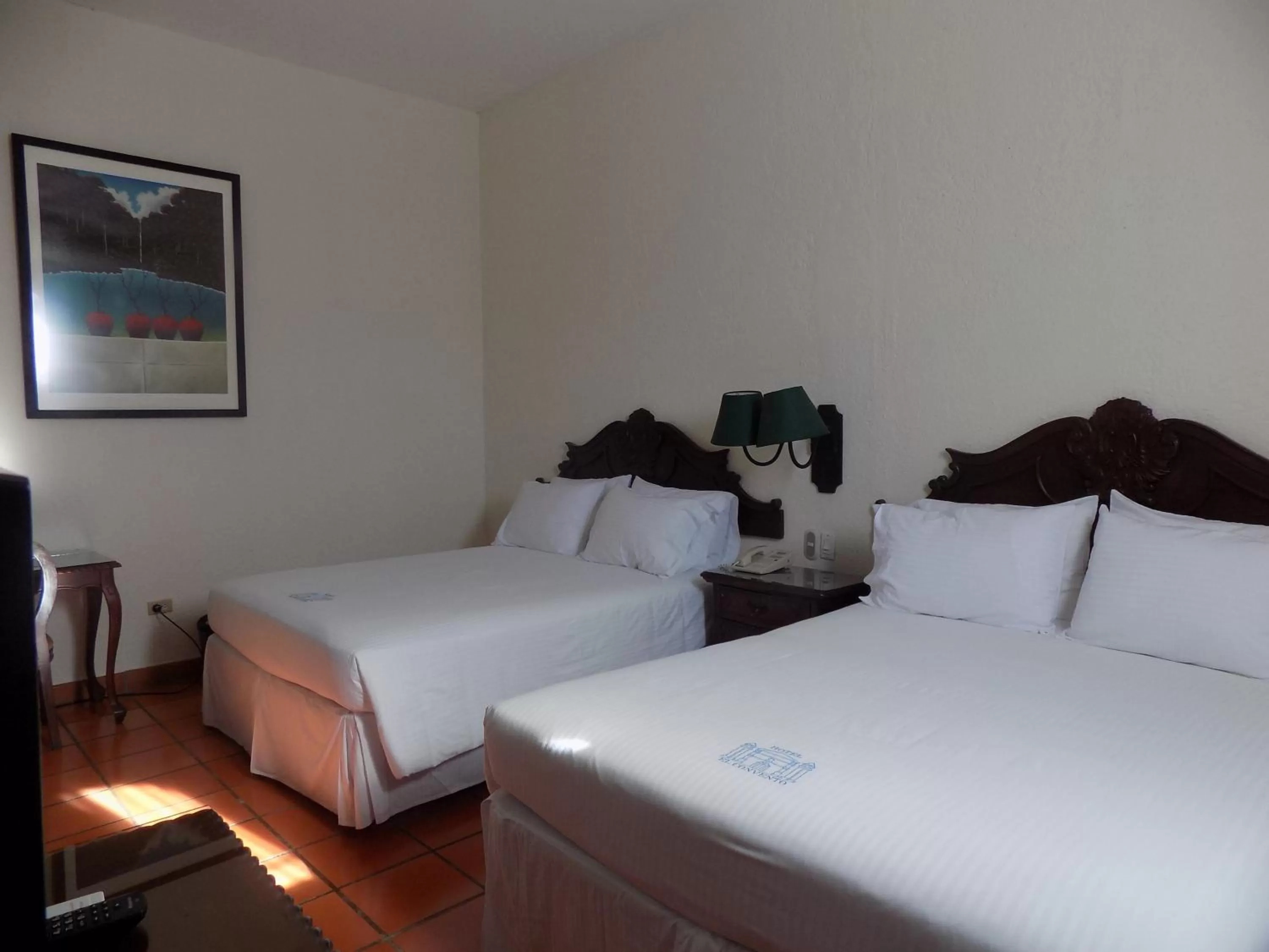 Bed in Hotel El Convento Leon Nicaragua