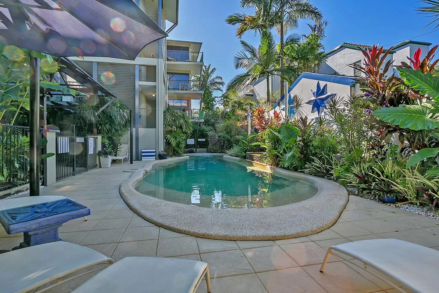 Swimming pool in Sea Point on Trinity Beach