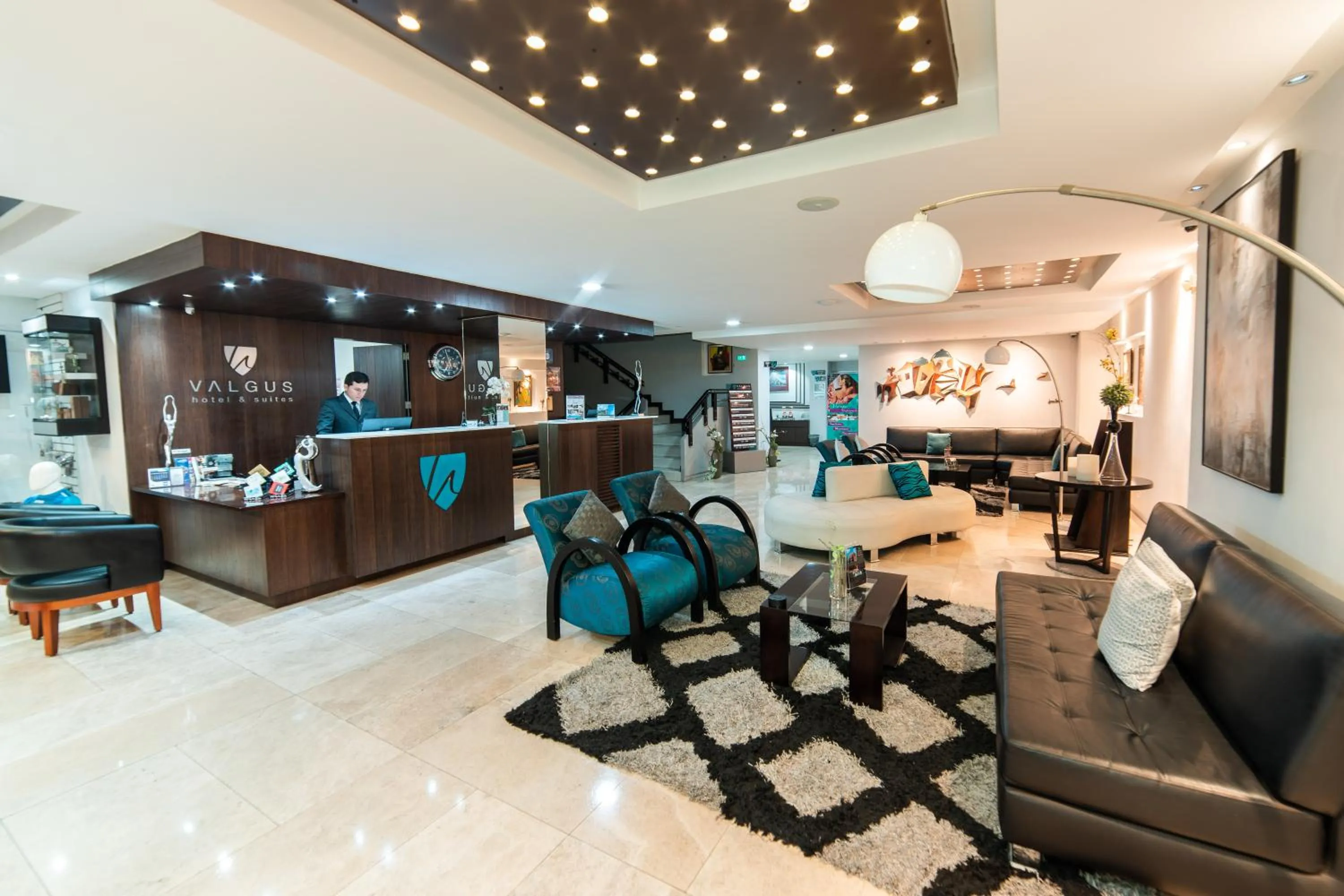 Lobby or reception in Hotel Valgus
