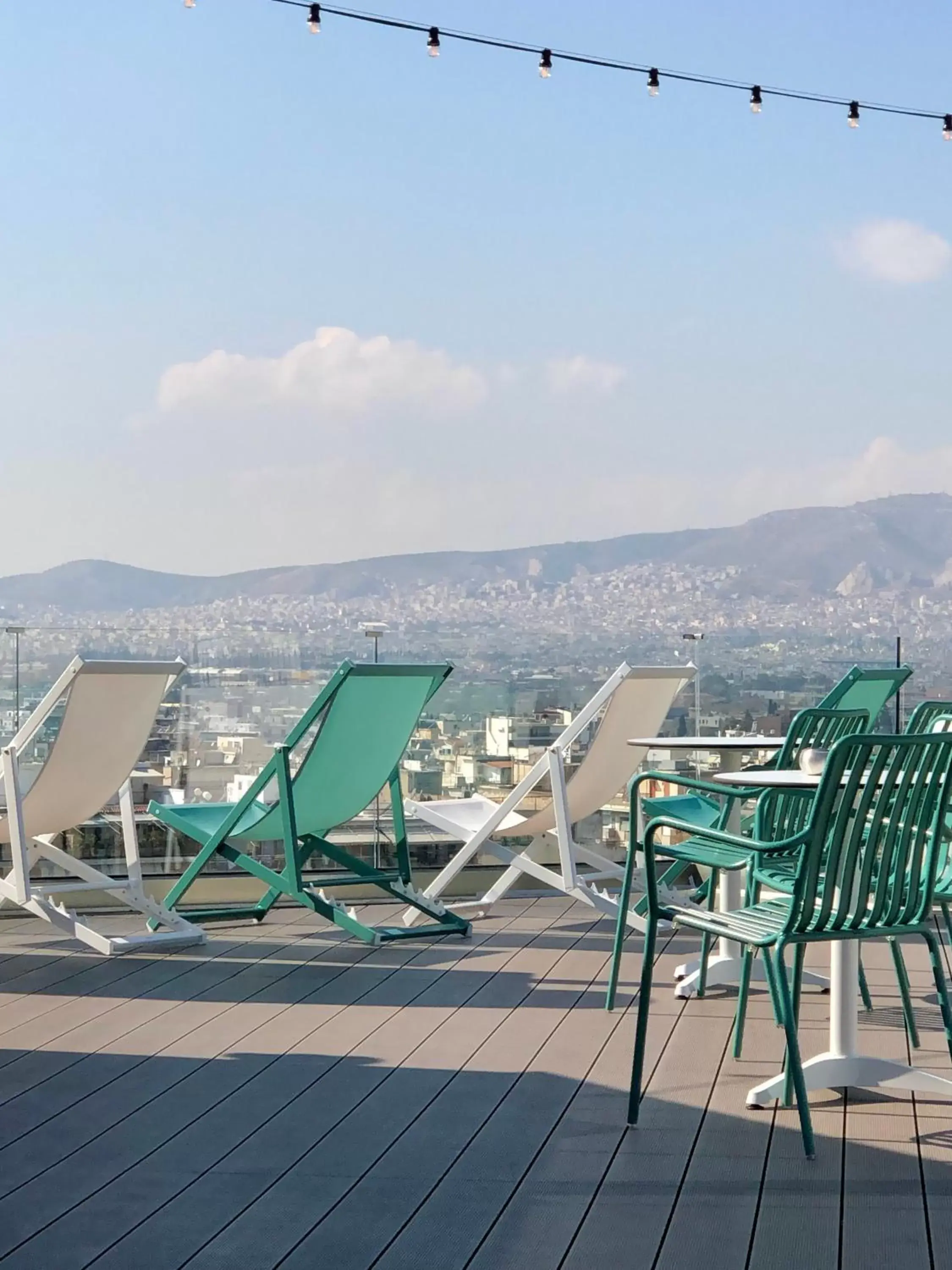 Balcony/Terrace, Beach in Evripides Hotel
