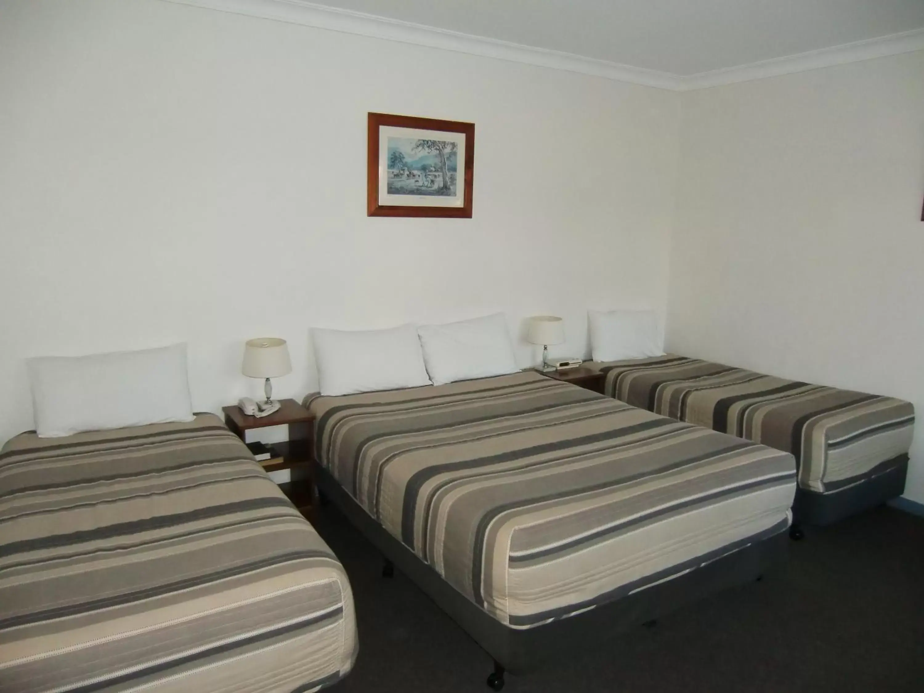 Bed in Castle Motel Bairnsdale