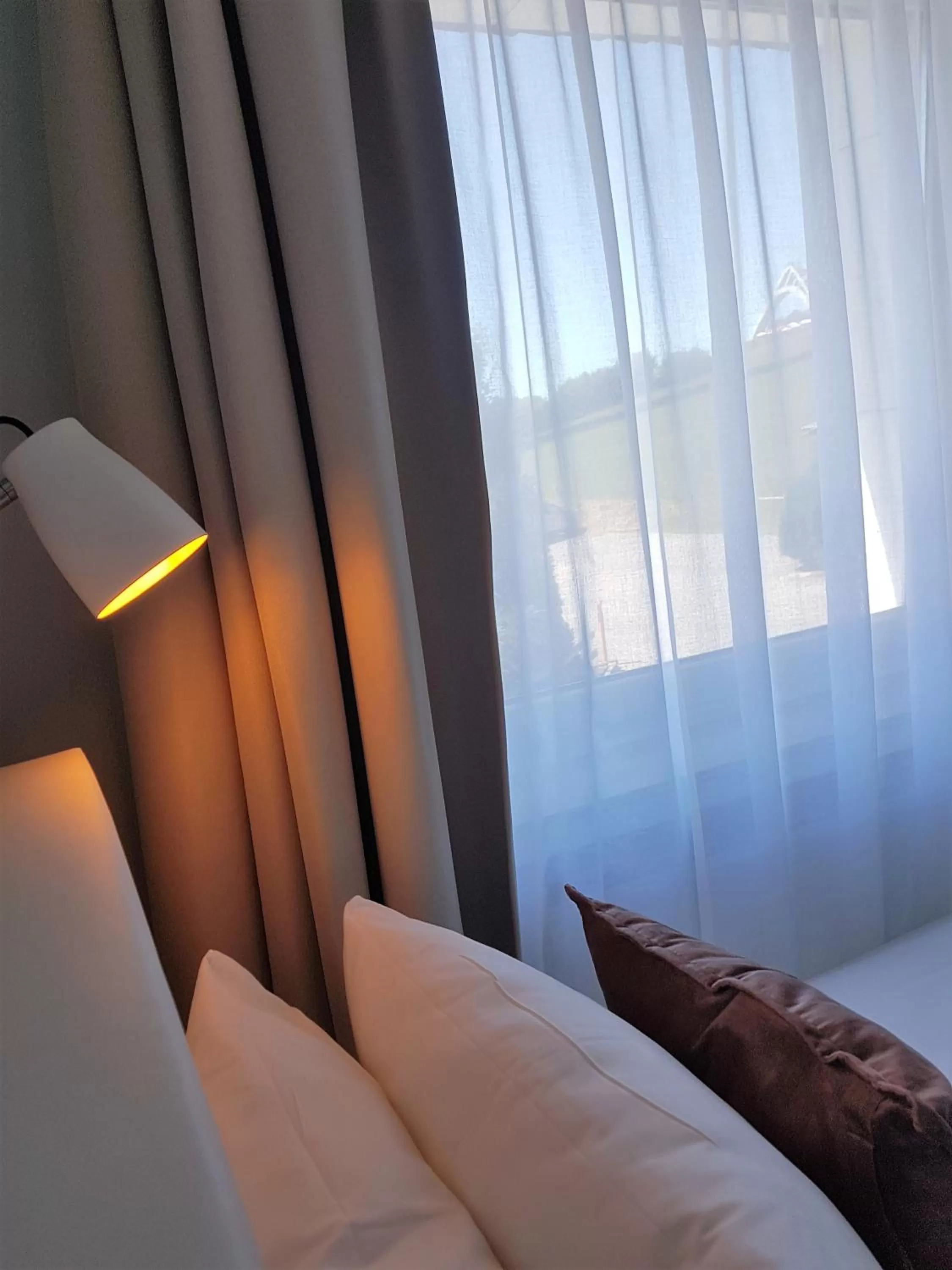 Bed in Hotel Herrloh