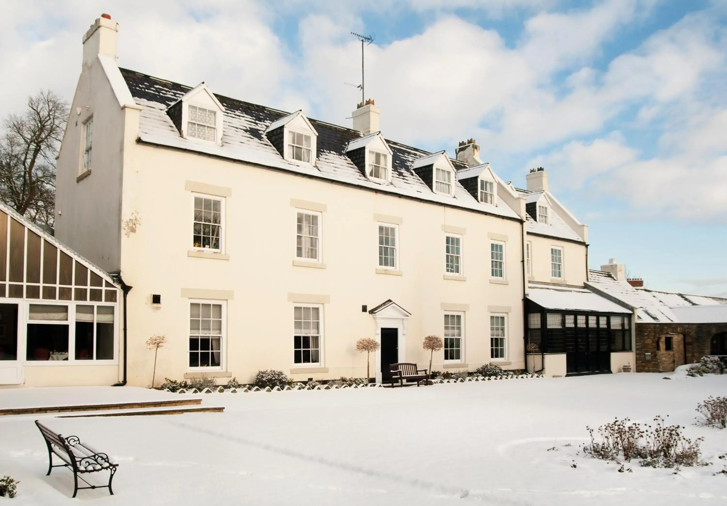 Winter, Property Building in Hallgarth Manor House