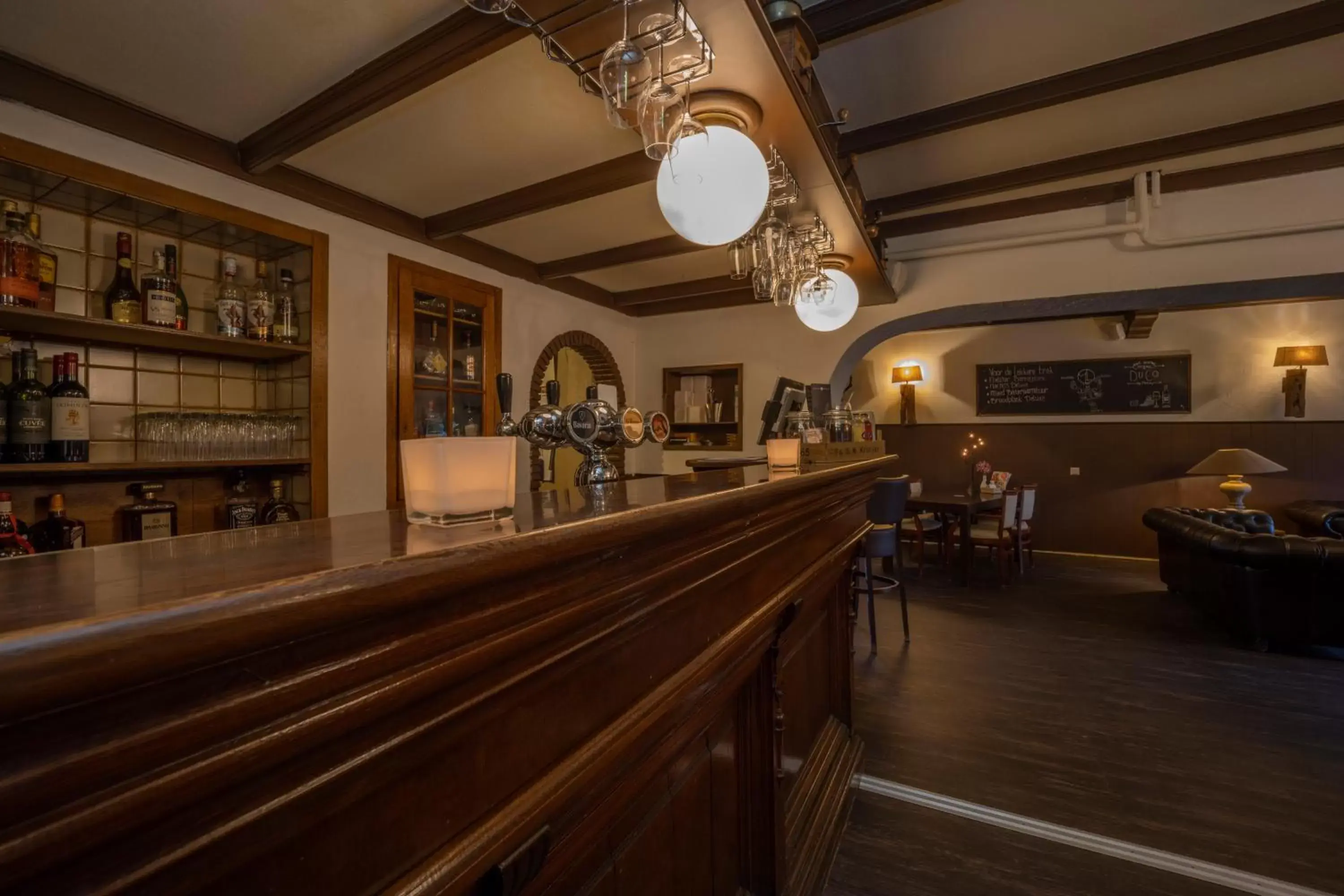 Lounge or bar, Lobby/Reception in Fletcher Hotel Restaurant De Geulvallei