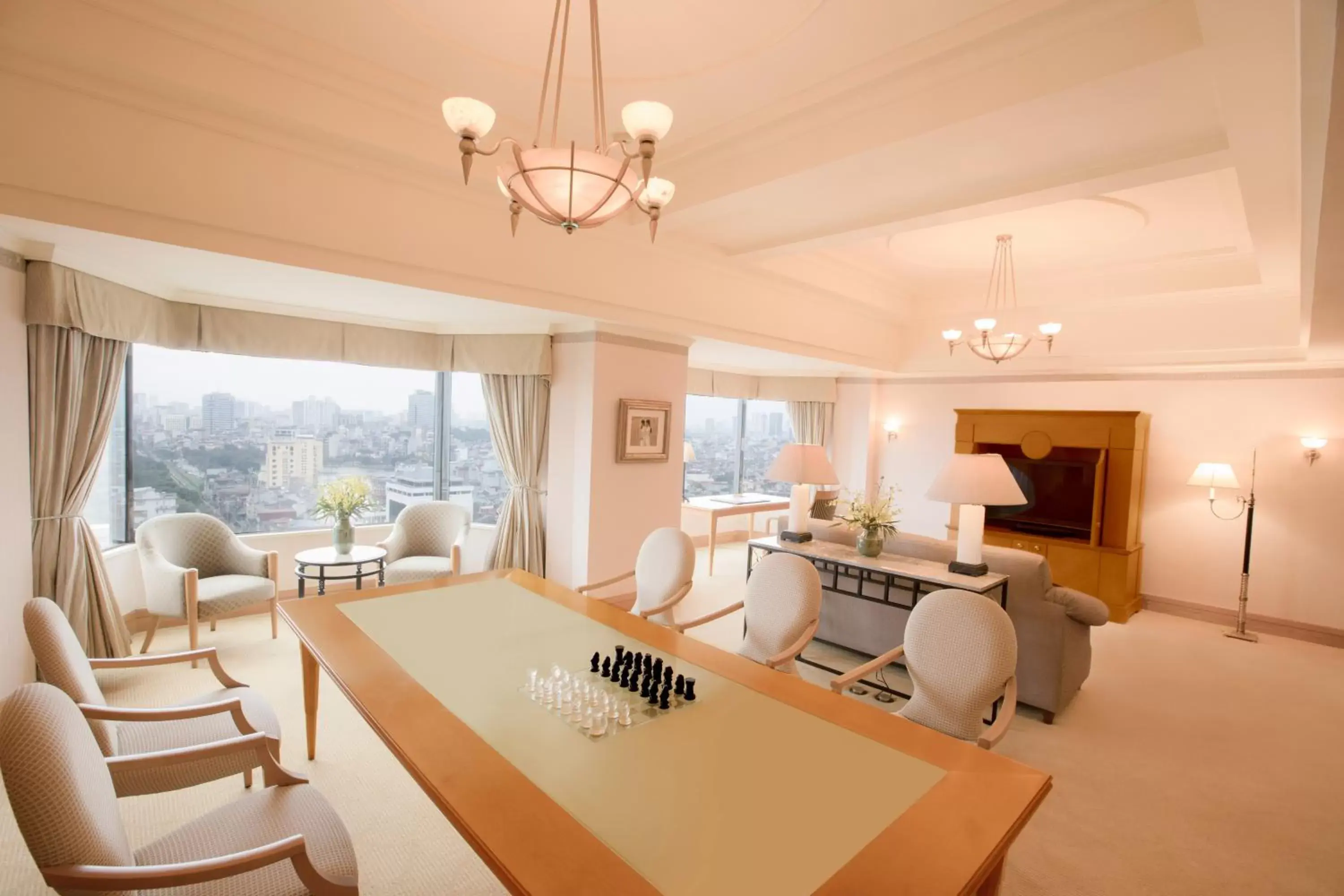 Living room in Hôtel du Parc Hanoï