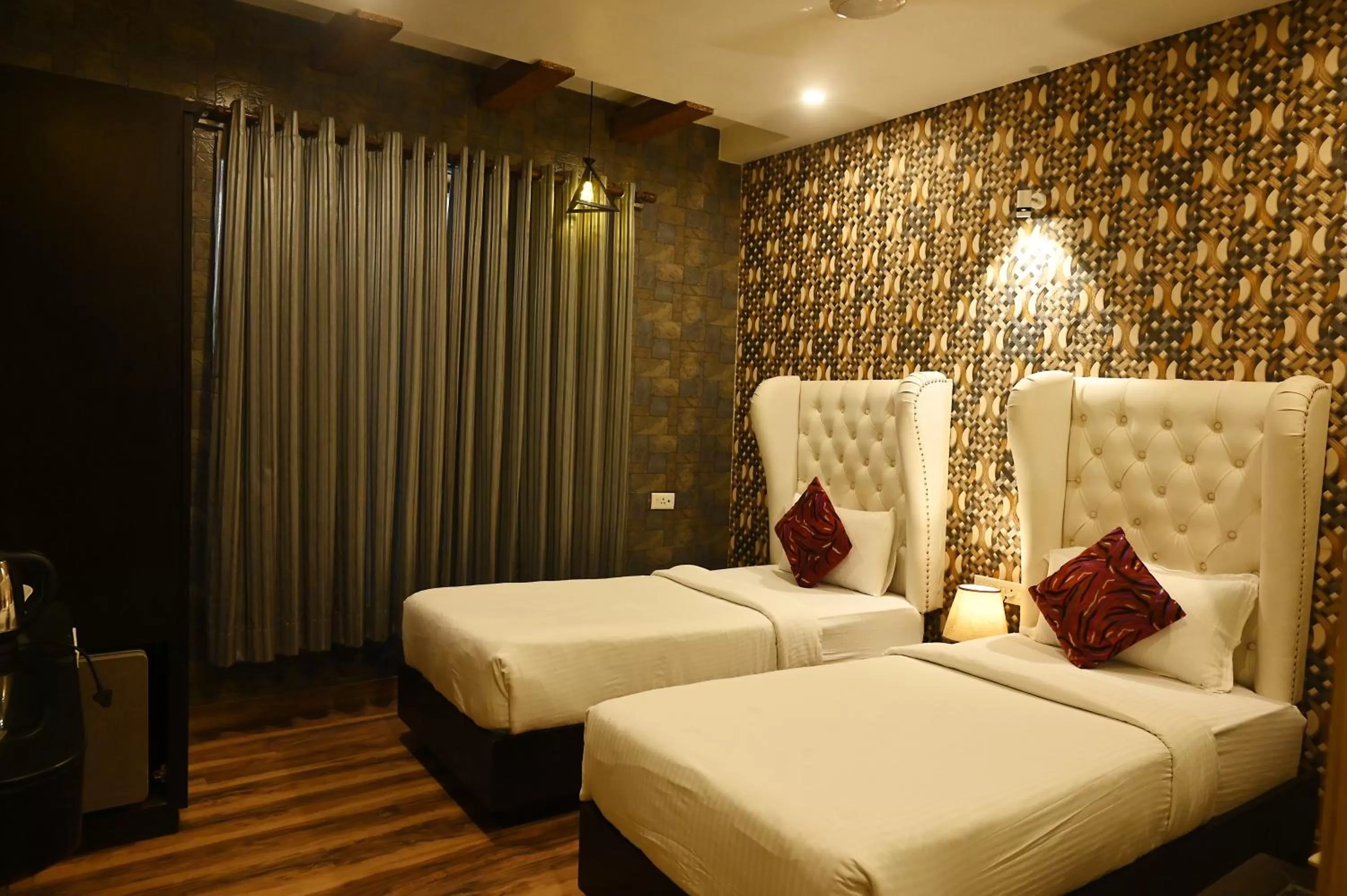 Bedroom, Bed in Hotel Heritage Inn at Assi Ghat