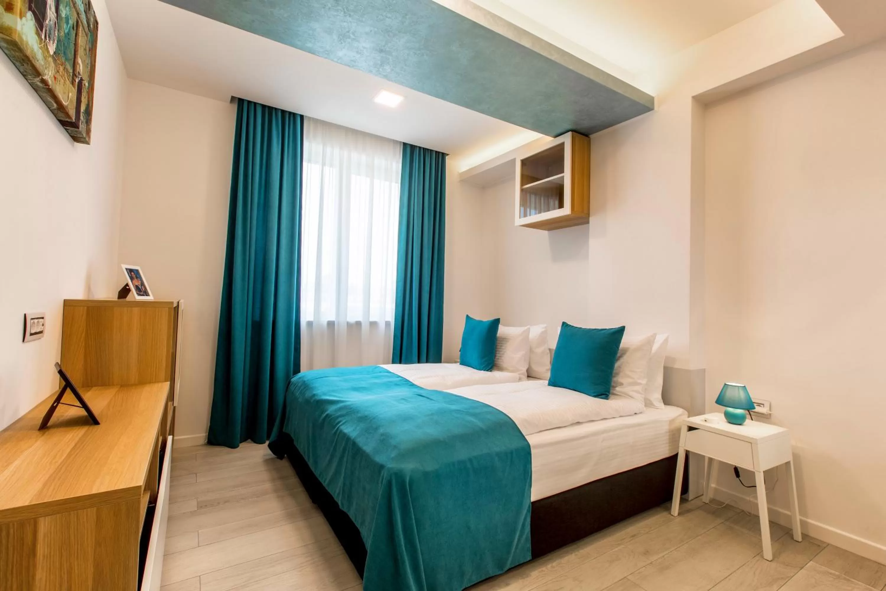 Living room, Bed in Mava Apartamente