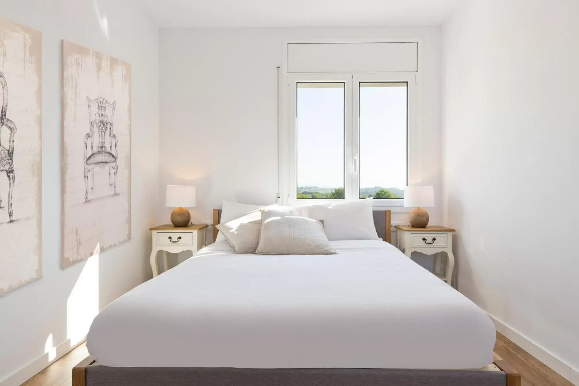 Bedroom, Bed in Masia Can Rovira - ESC1852