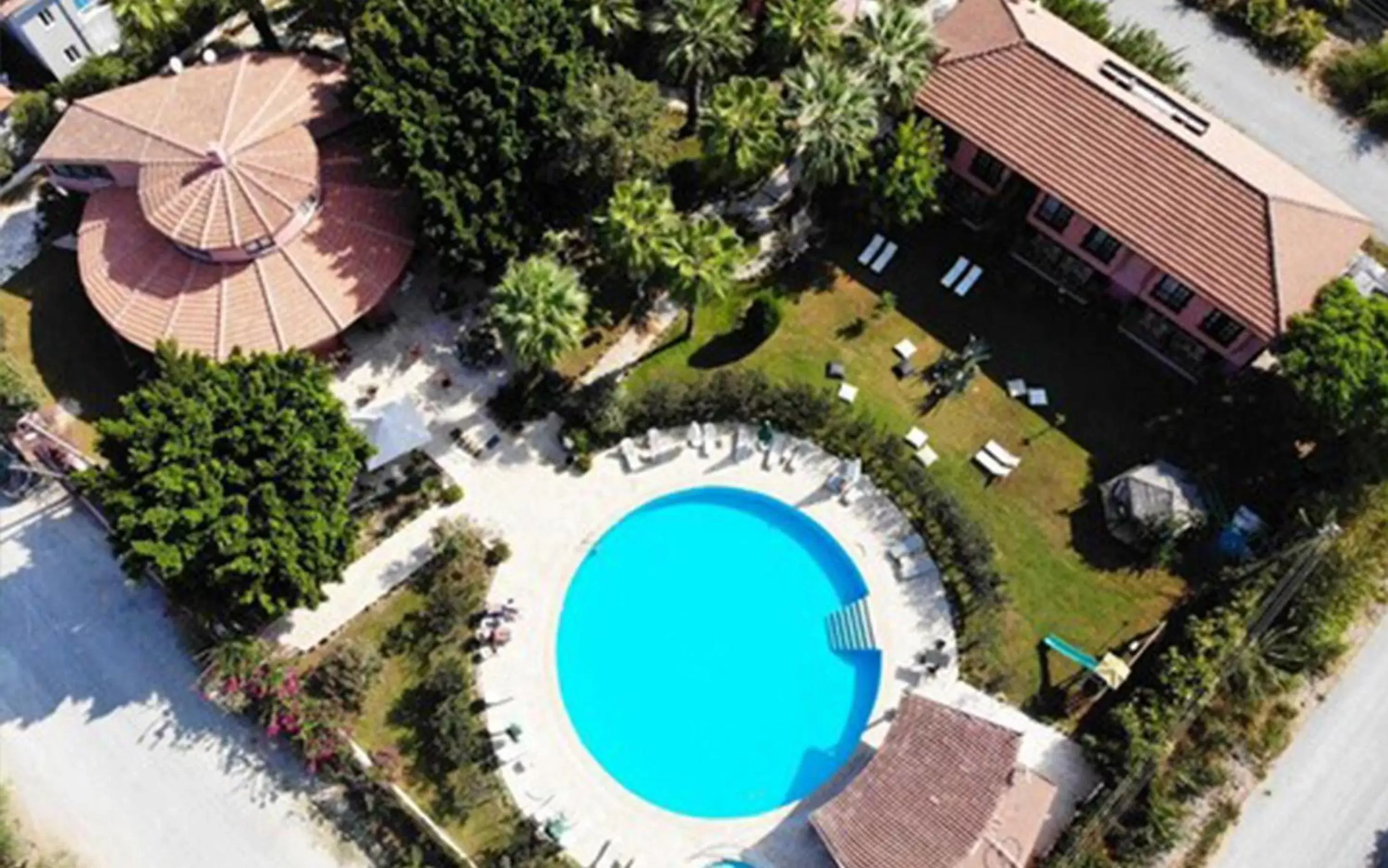 Bird's eye view, Bird's-eye View in Hotel Palme Dalyan