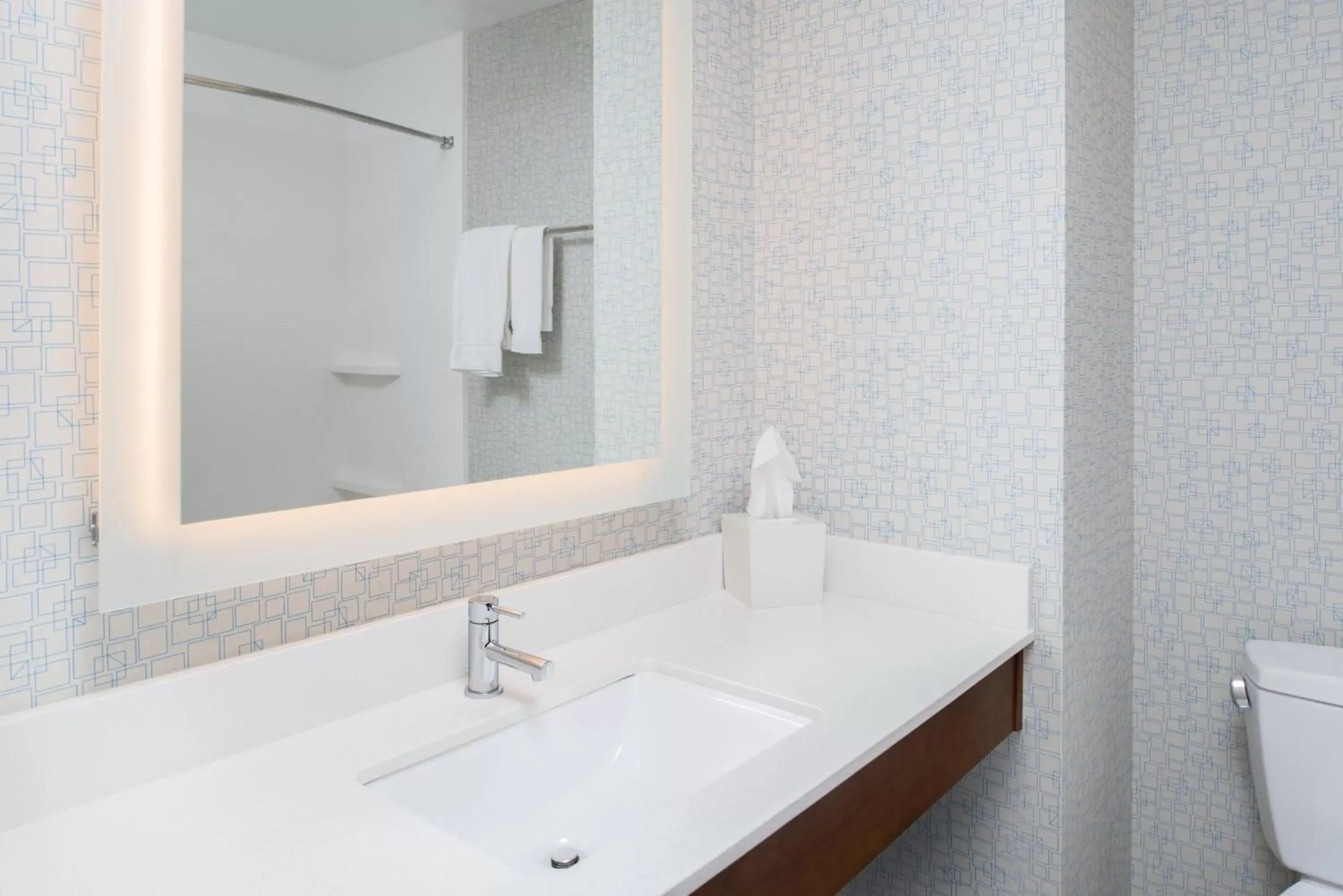 Bathroom in Holiday Inn Express Hotel & Suites Bismarck, an IHG Hotel