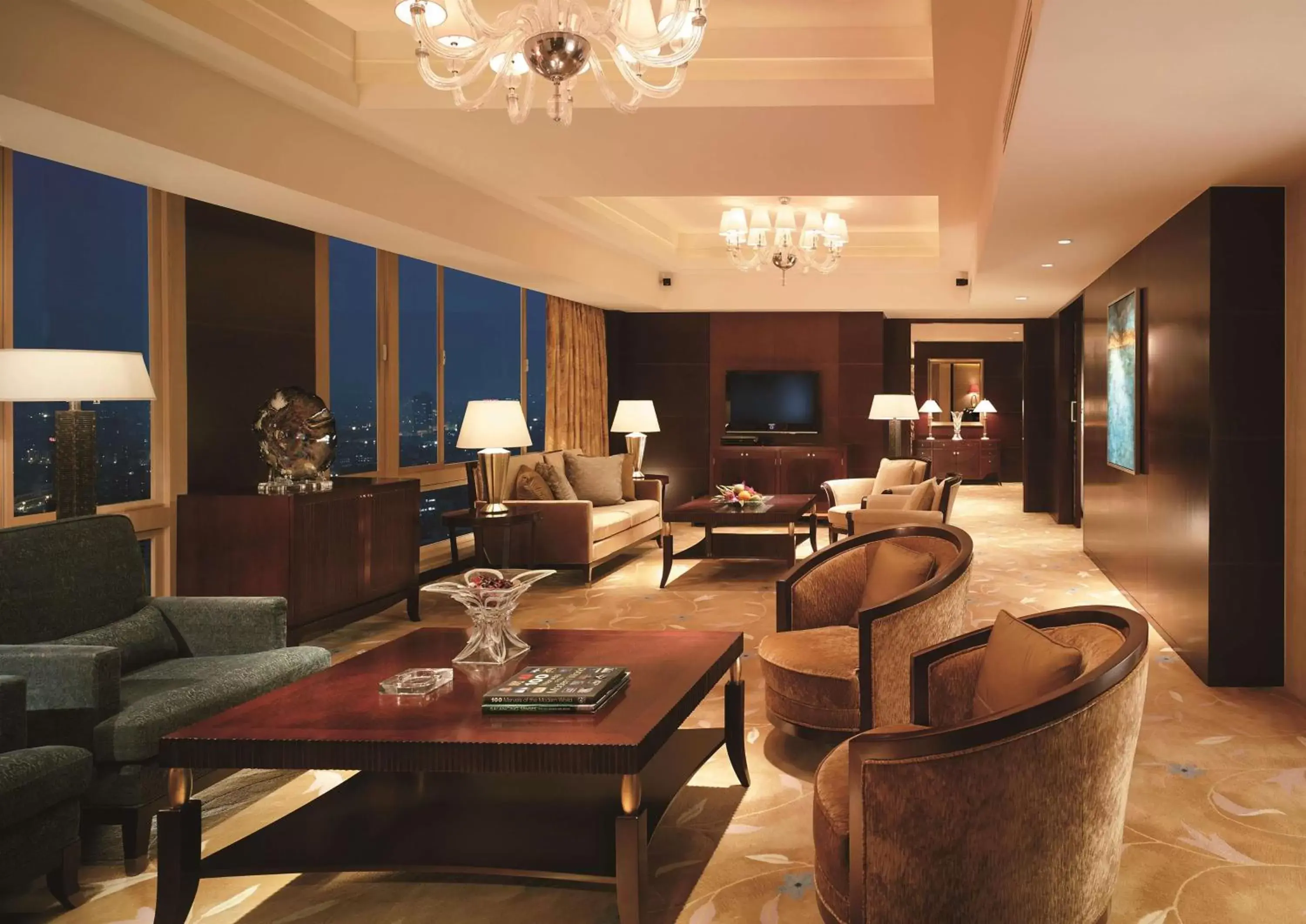 Photo of the whole room in Shangri-La Chengdu