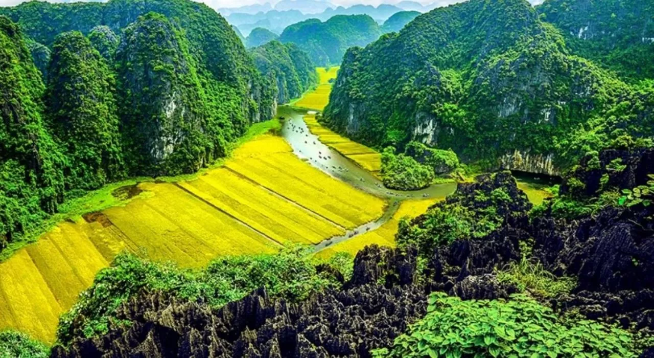 Natural landscape in Green Space Homestay