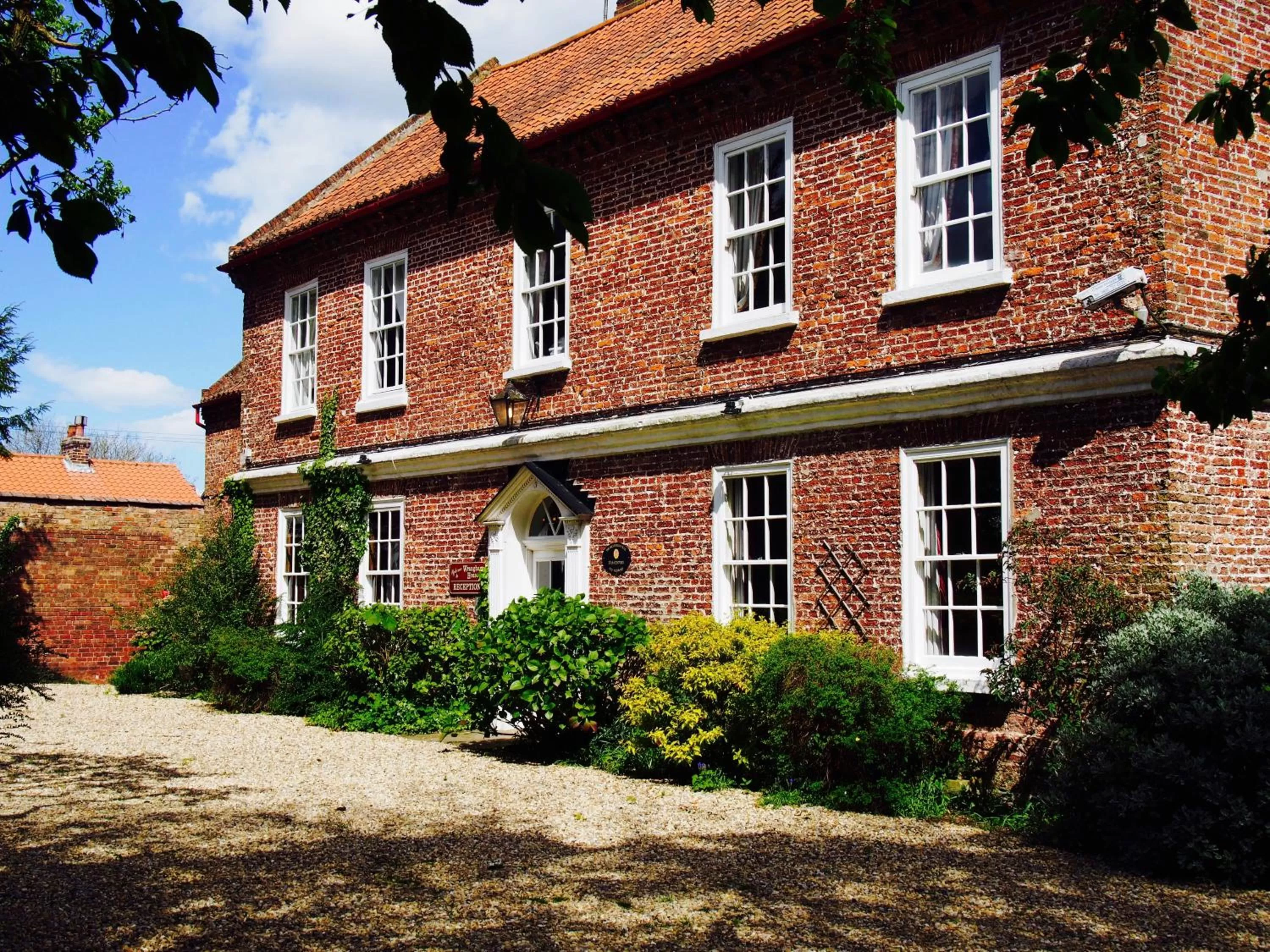 Facade/entrance in Wrangham House