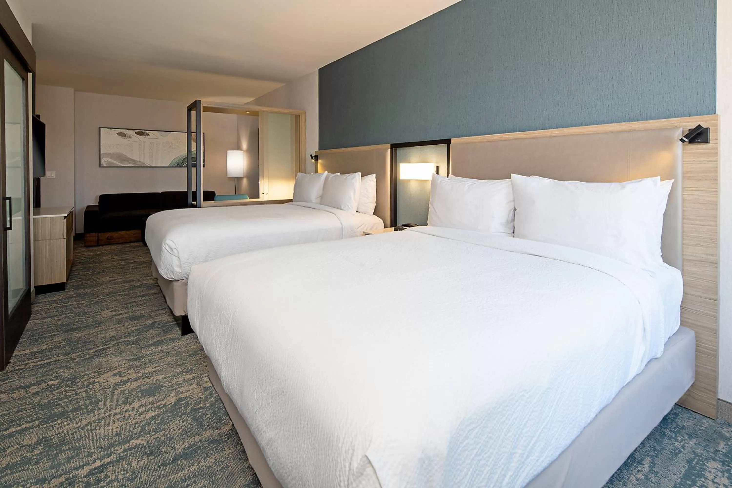 Suite with Two Queen Beds and Trundle Bed - Hearing Accessible in SpringHill Suites by Marriott Valencia