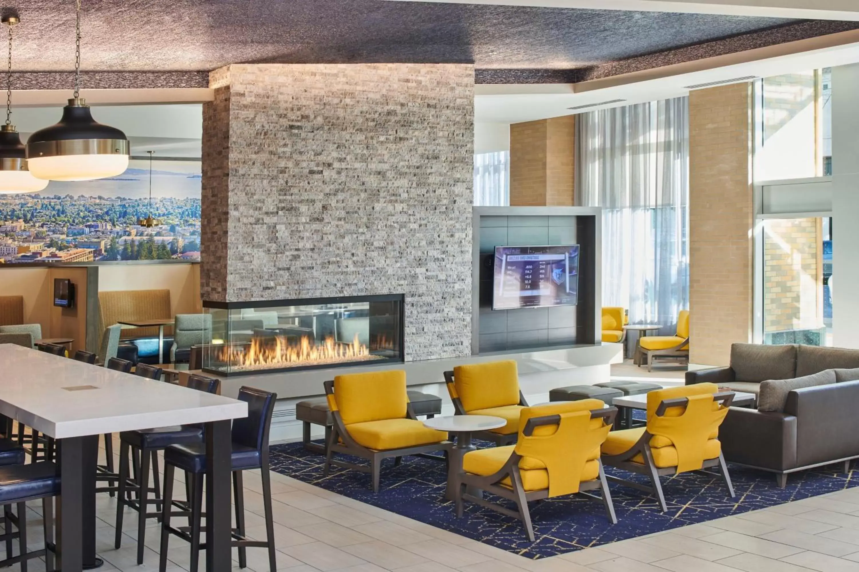 Lobby or reception, Lounge/Bar in Residence Inn By Marriott Berkeley