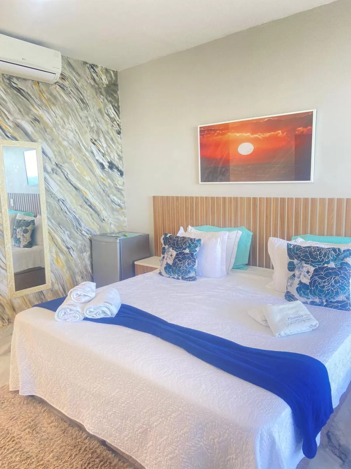 Bed in Pousada e Restaurante Vista Turquesa