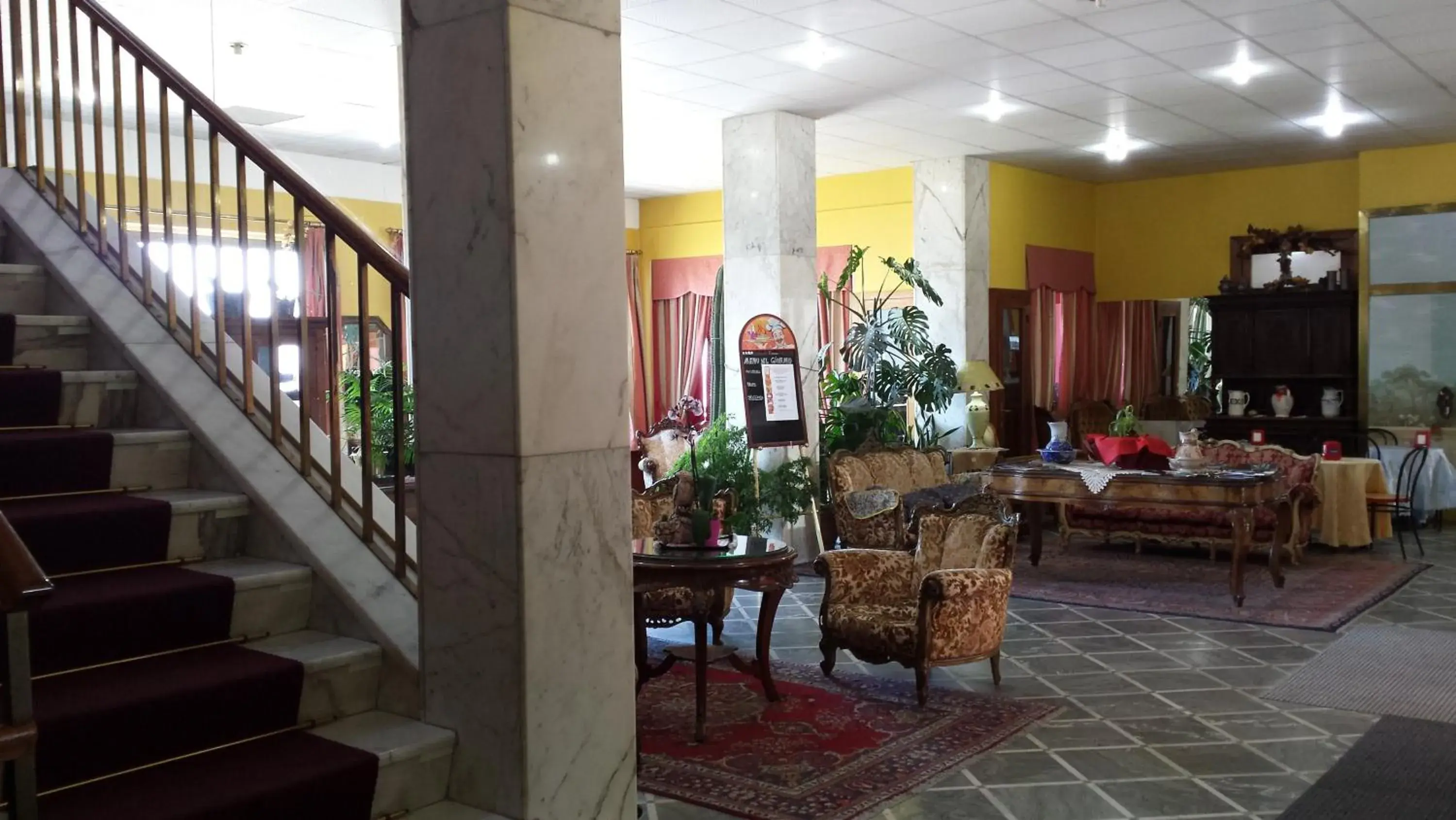 Lobby or reception, Restaurant/Places to Eat in Grande Albergo Abruzzo