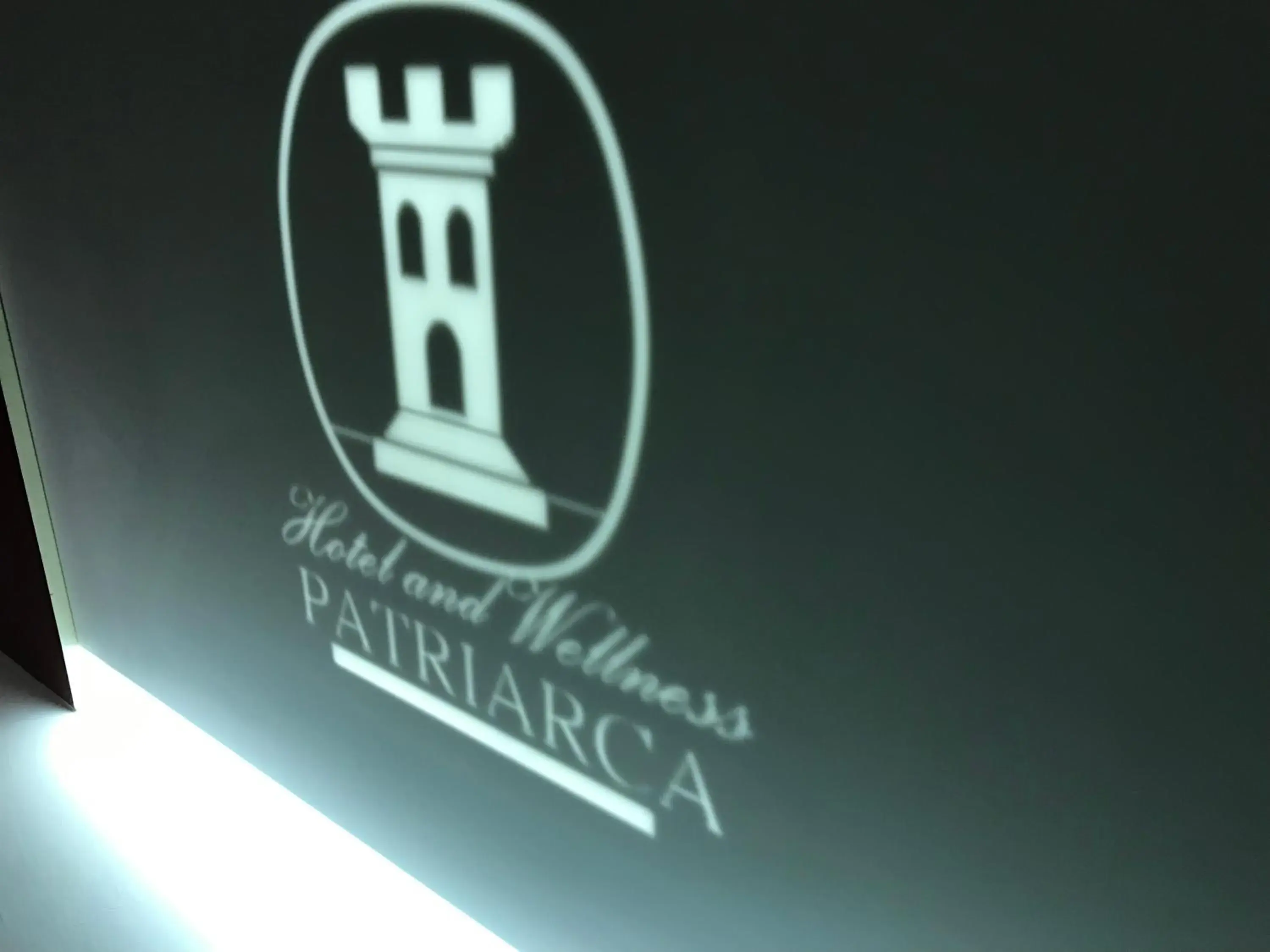 Property Logo/Sign in Hotel and Wellness Patriarca