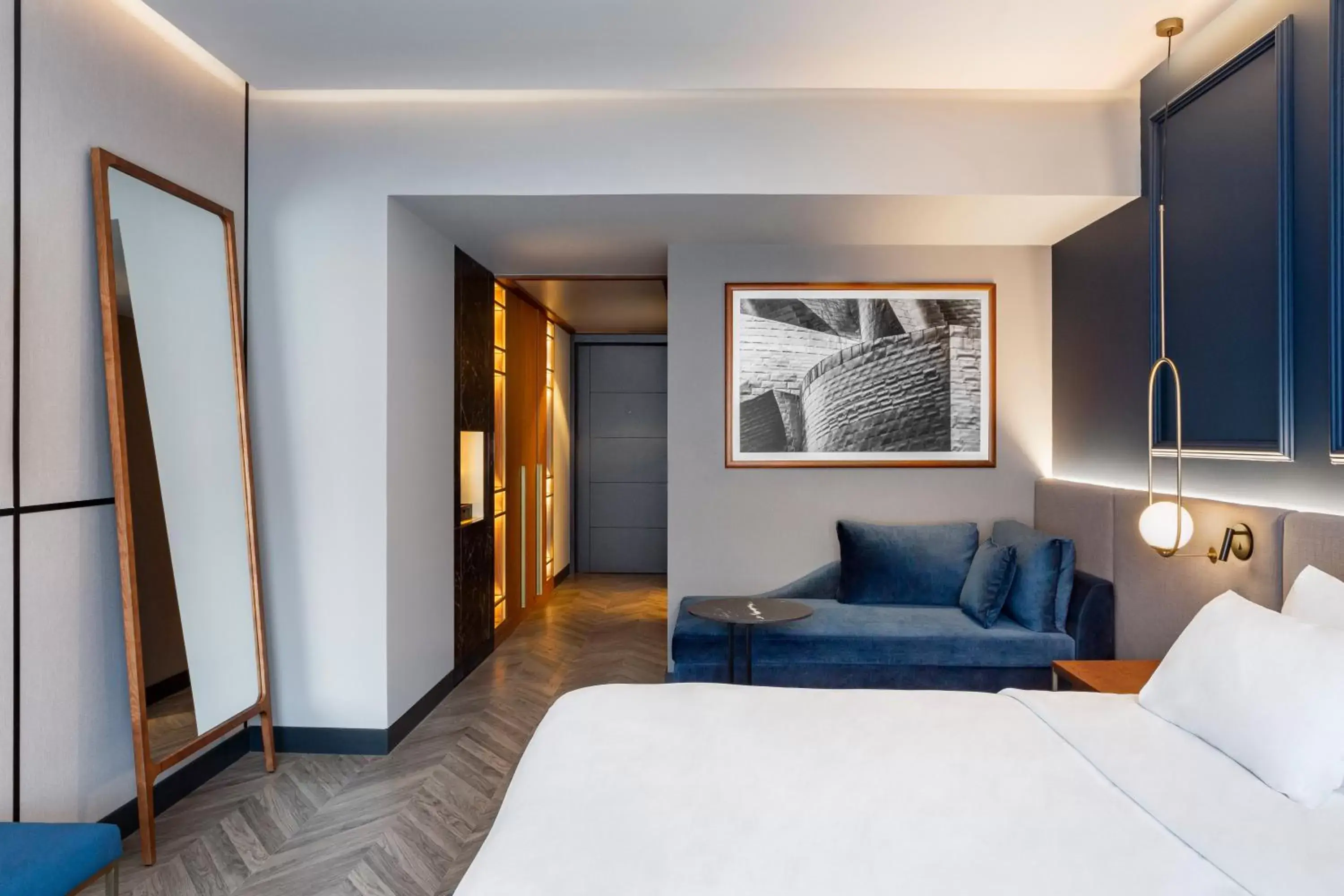 Bedroom, Bed in Radisson Collection Bilbao