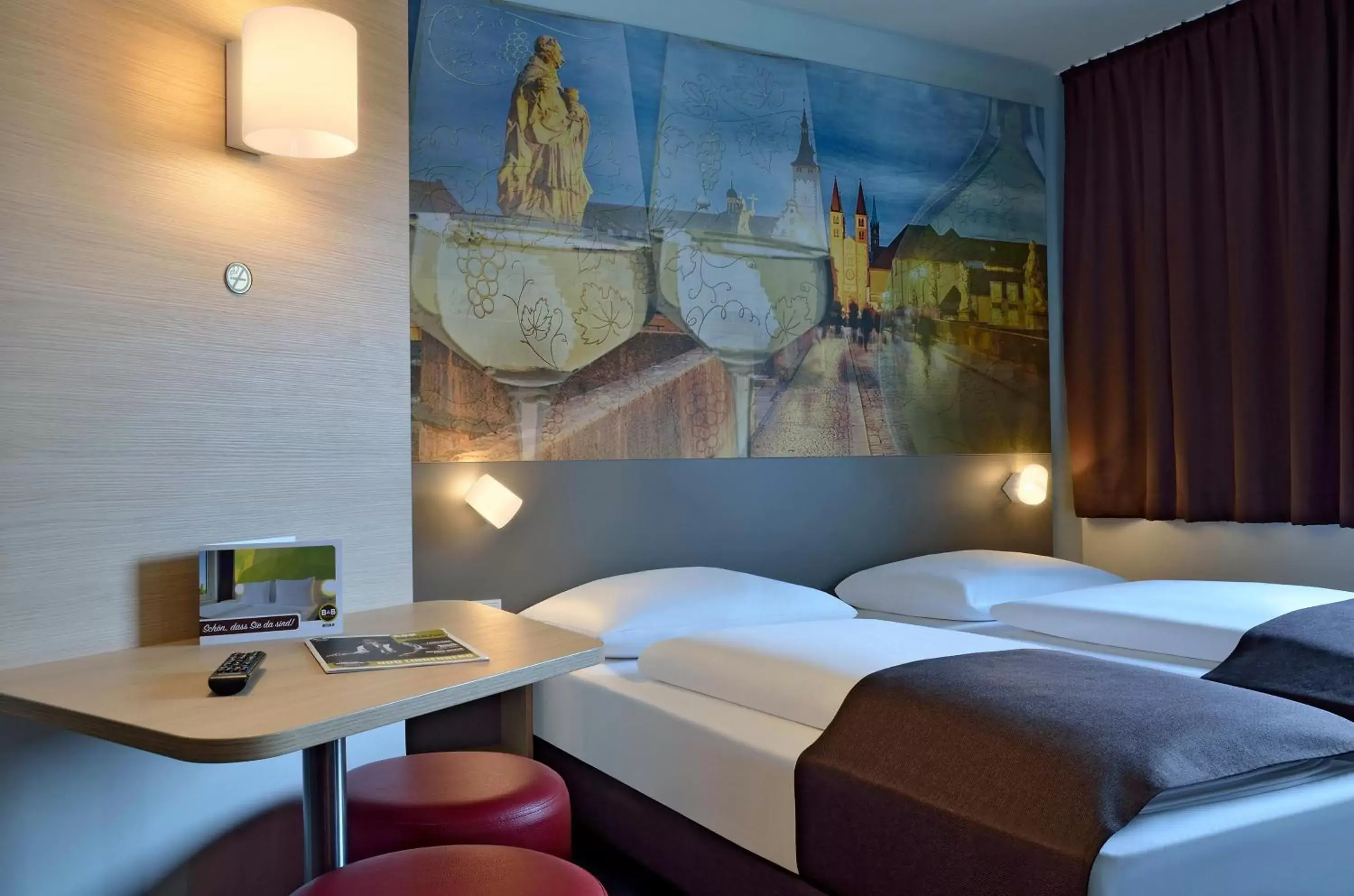 Photo of the whole room in B&B Hotel Würzburg
