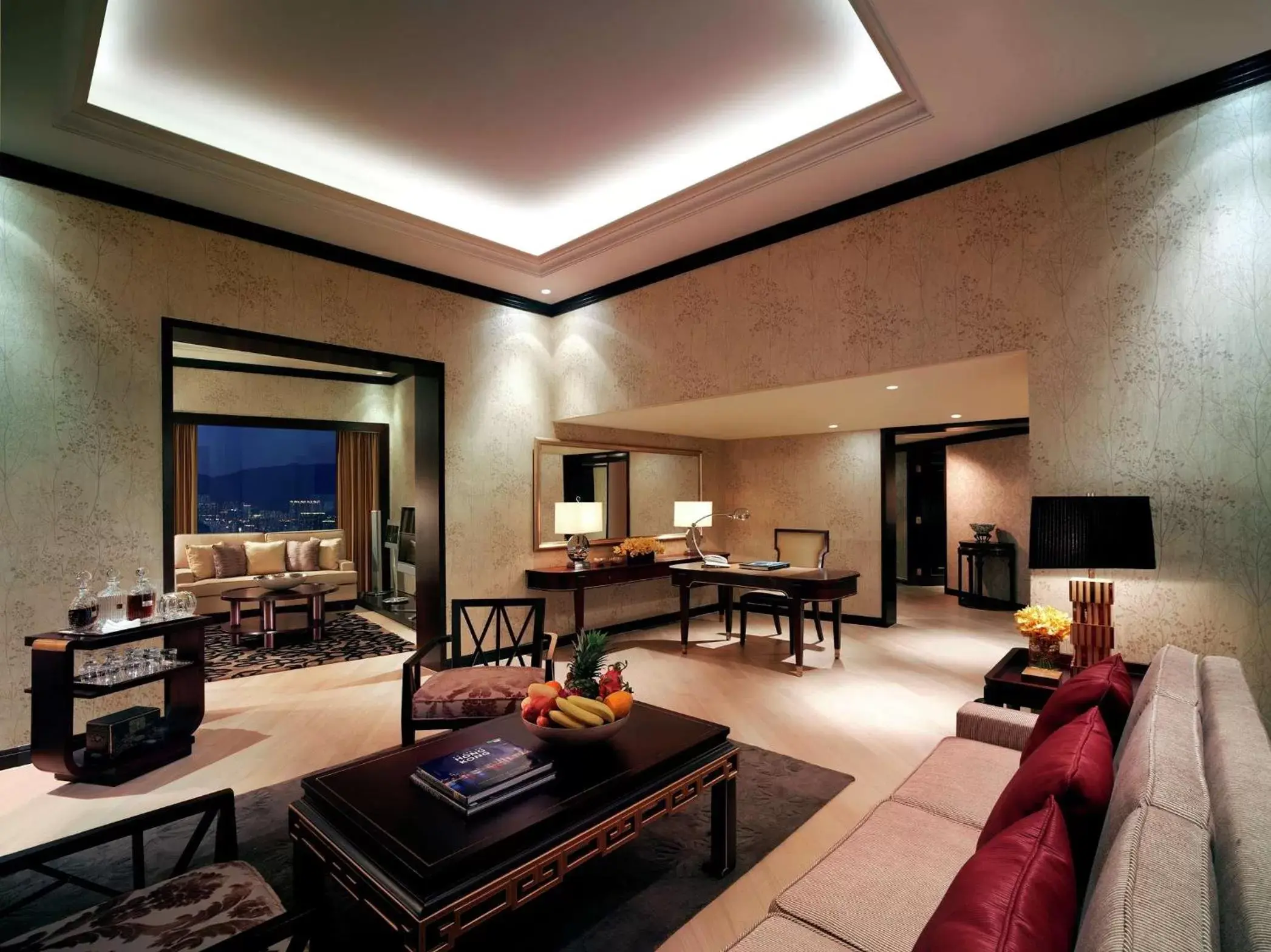 Bedroom, Seating Area in Conrad Hong Kong