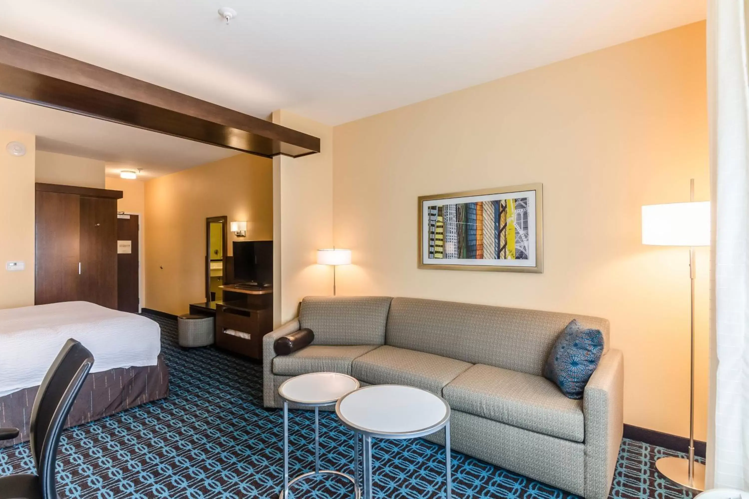 Living room, Seating Area in Fairfield Inn & Suites by Marriott Panama City Beach