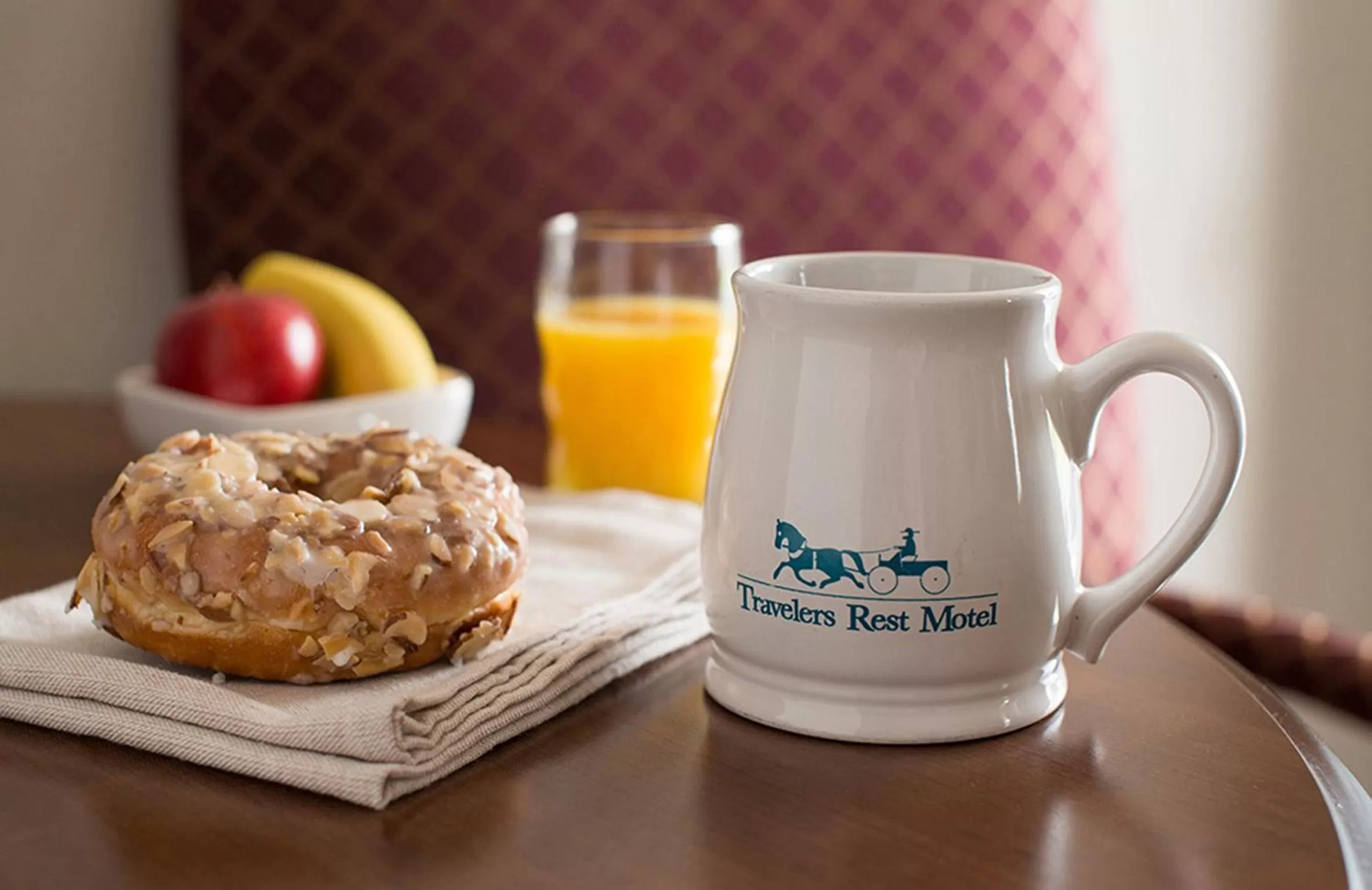 Continental breakfast in Travelers Rest Motel