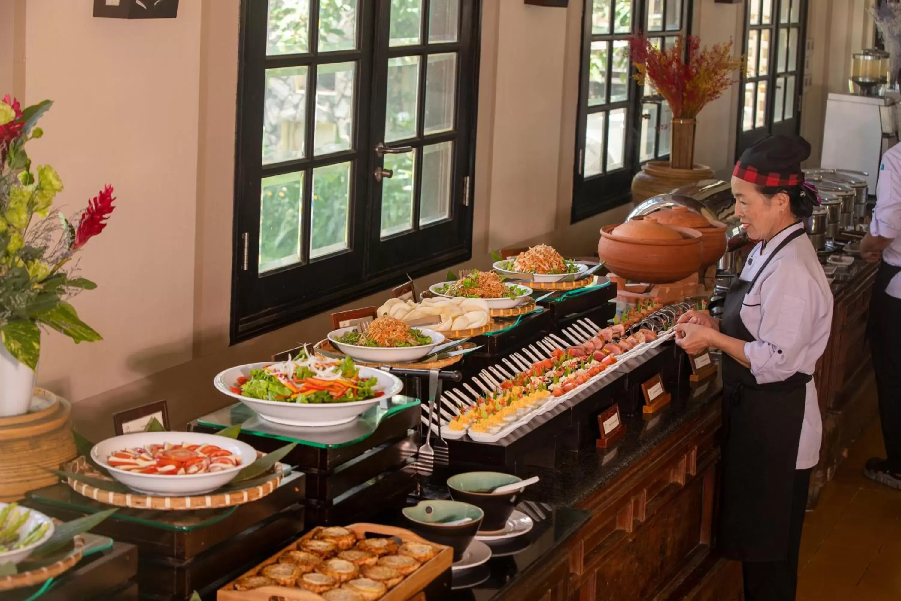 Buffet breakfast in Victoria Hoi An Beach Resort & Spa