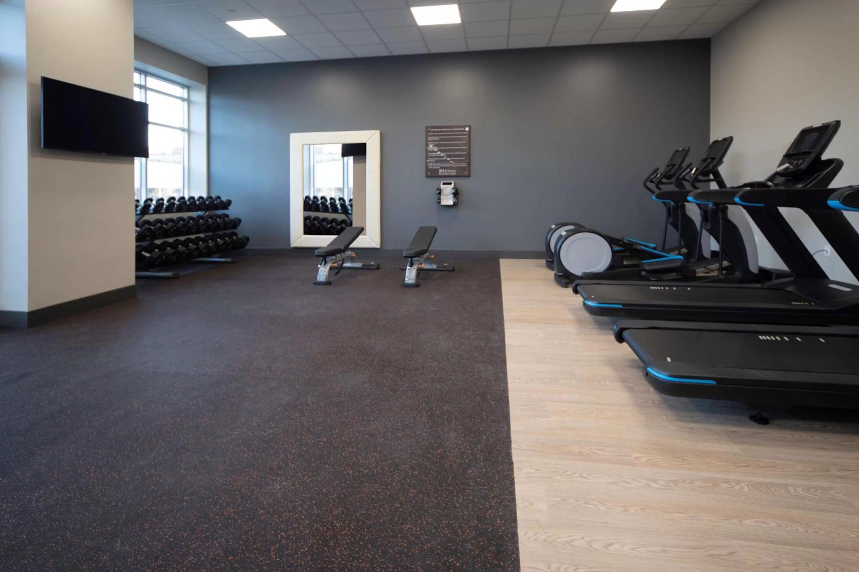 Fitness centre/facilities in Hilton Garden Inn Fremont Milpitas
