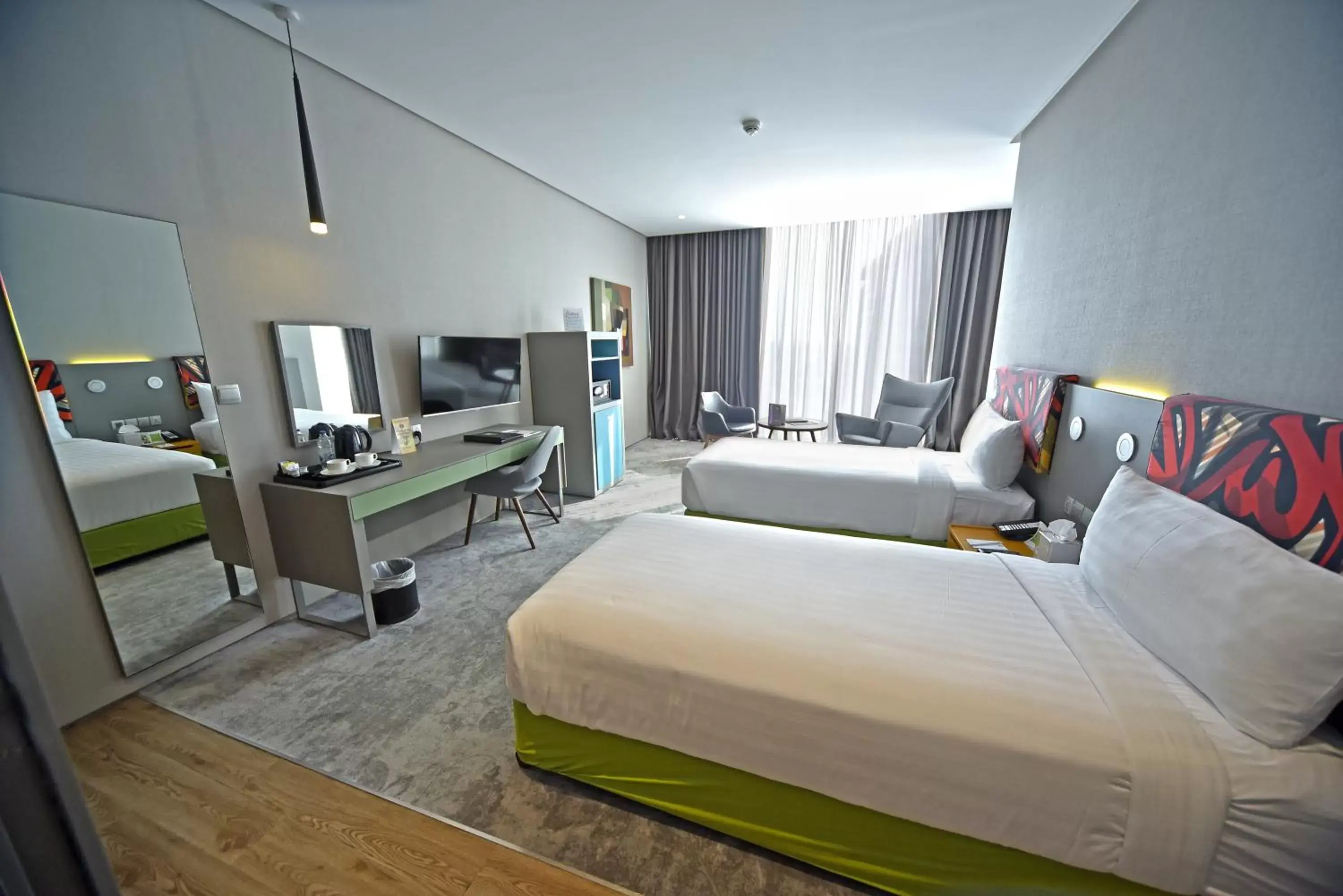 Bedroom in Ibis Styles Dubai Jumeira