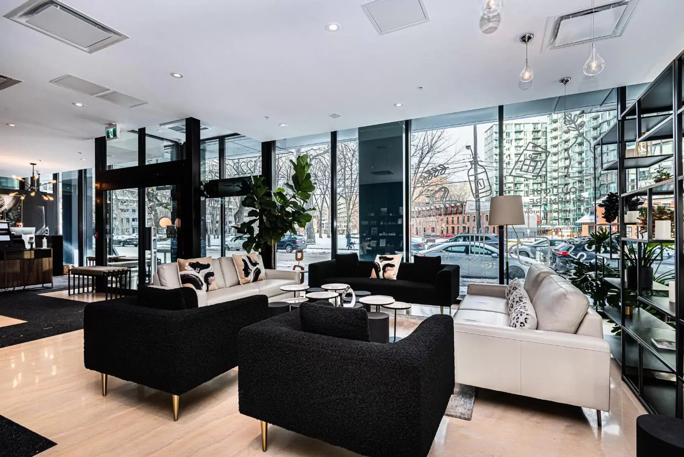 Lobby or reception in WRFY Griffintown Apartment