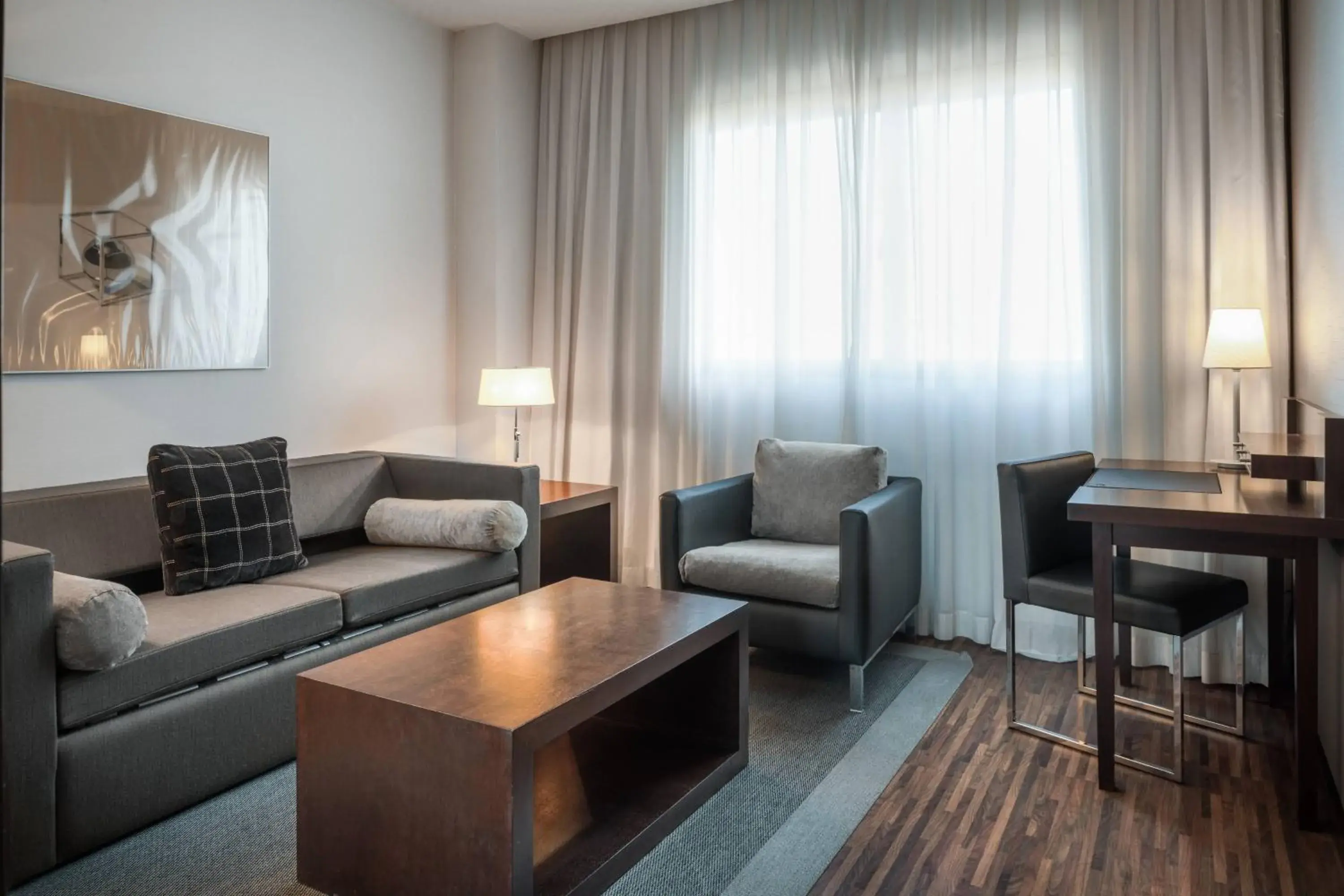 Living room, Seating Area in AC Hotel Gijón by Marriott