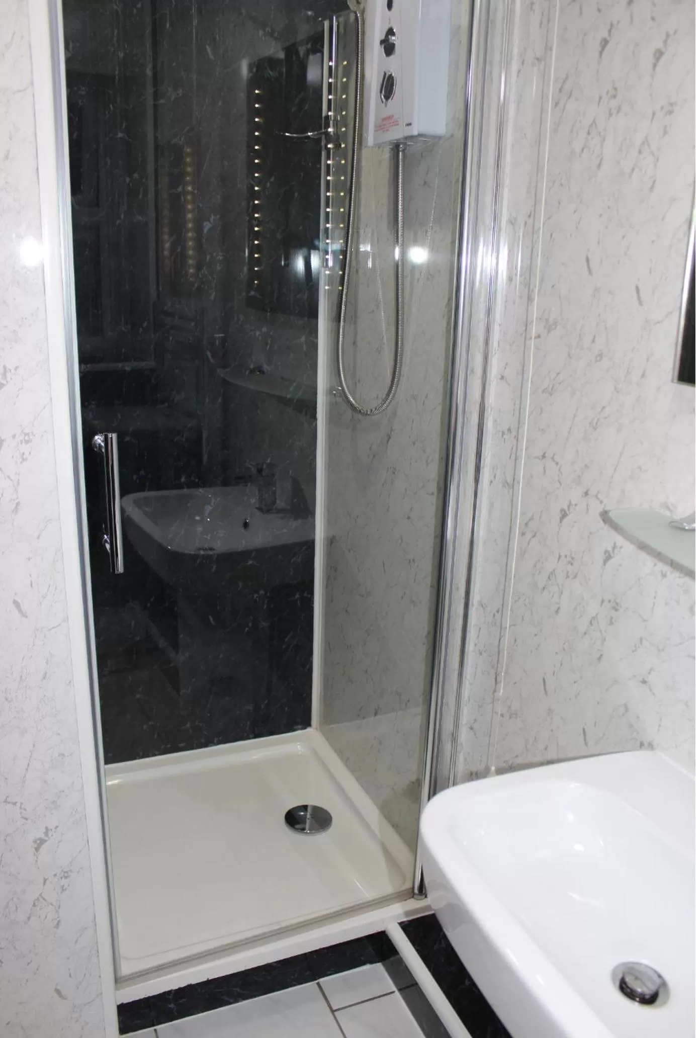 Shower in The Premier Lodge